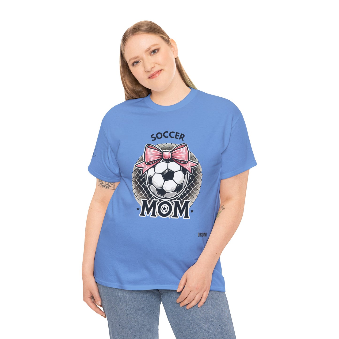 Soccer mom gear Unisex Heavy Cotton Tee, soccer, soccer ball, futbol