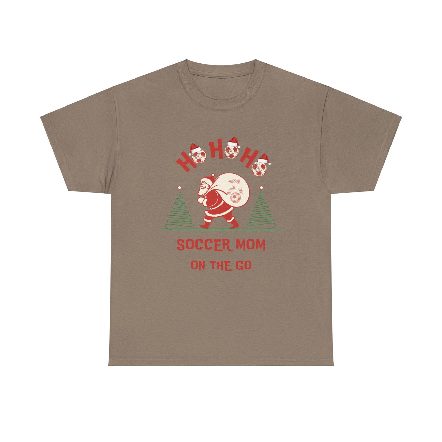Ho Ho Ho Soccer Mom on the Go Christmas Shirt Holiday