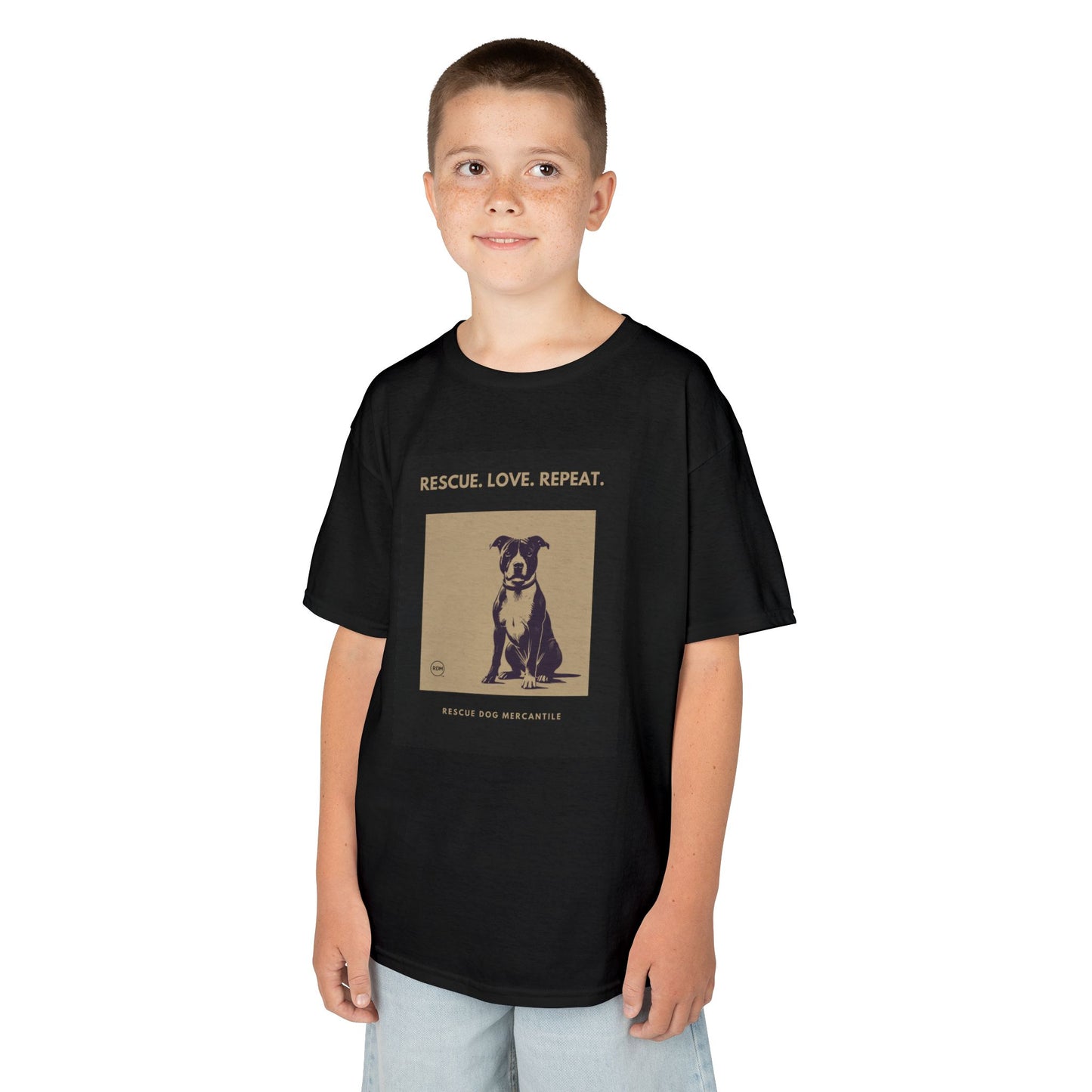 Dogs Make Life Better Kids Heavy Cotton™ Tee