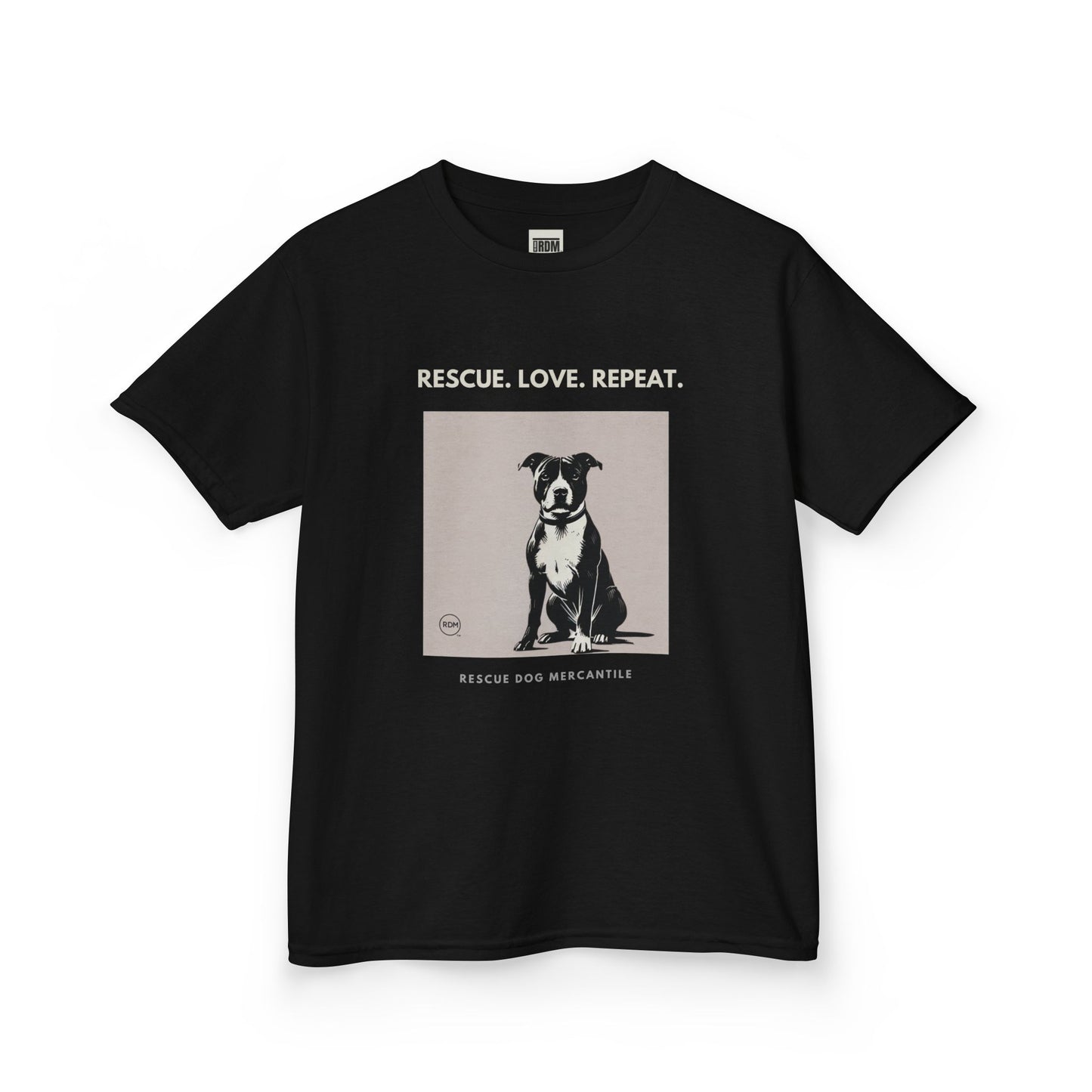 Dogs Make Life Better Kids Heavy Cotton™ Tee Dog Family