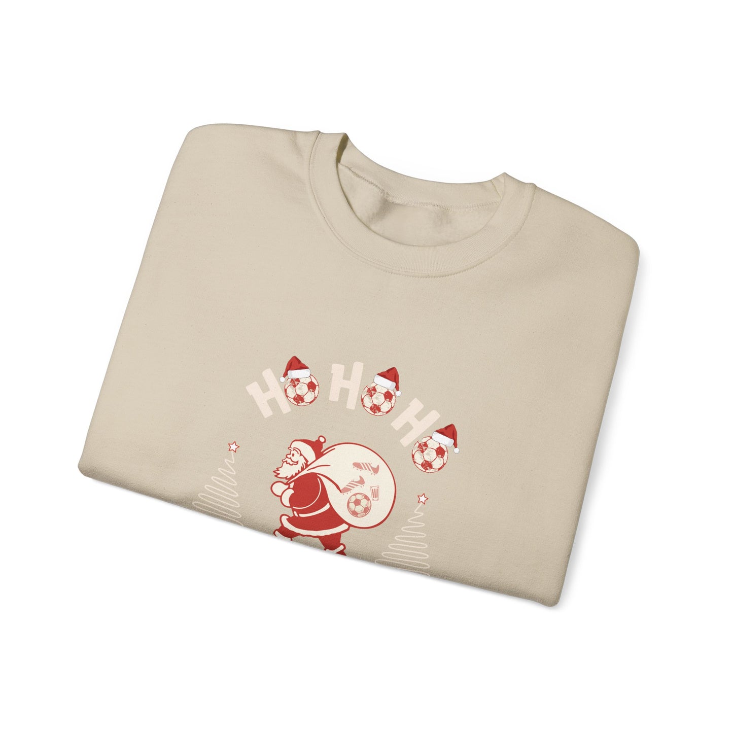 Ho Ho Ho Soccer Season Sweatshirt Unisex Heavy Blend™ Crewneck Sweatshirt