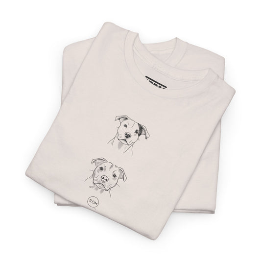 Premium Unisex Heavy Cotton Adult Pitbull T-Shirt – Bold Dog Lover Graphic Tee for Ultimate Comfort