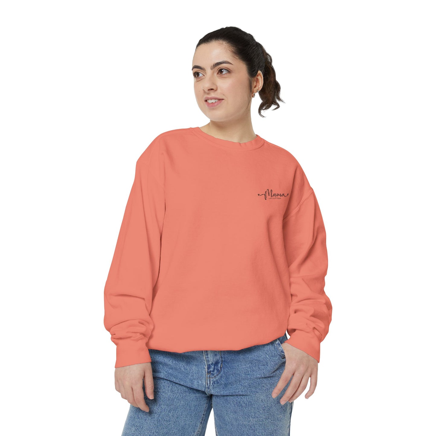 Mother’s Day Sweatshirt Cozy Gift for Mom Unisex Garment-Dyed