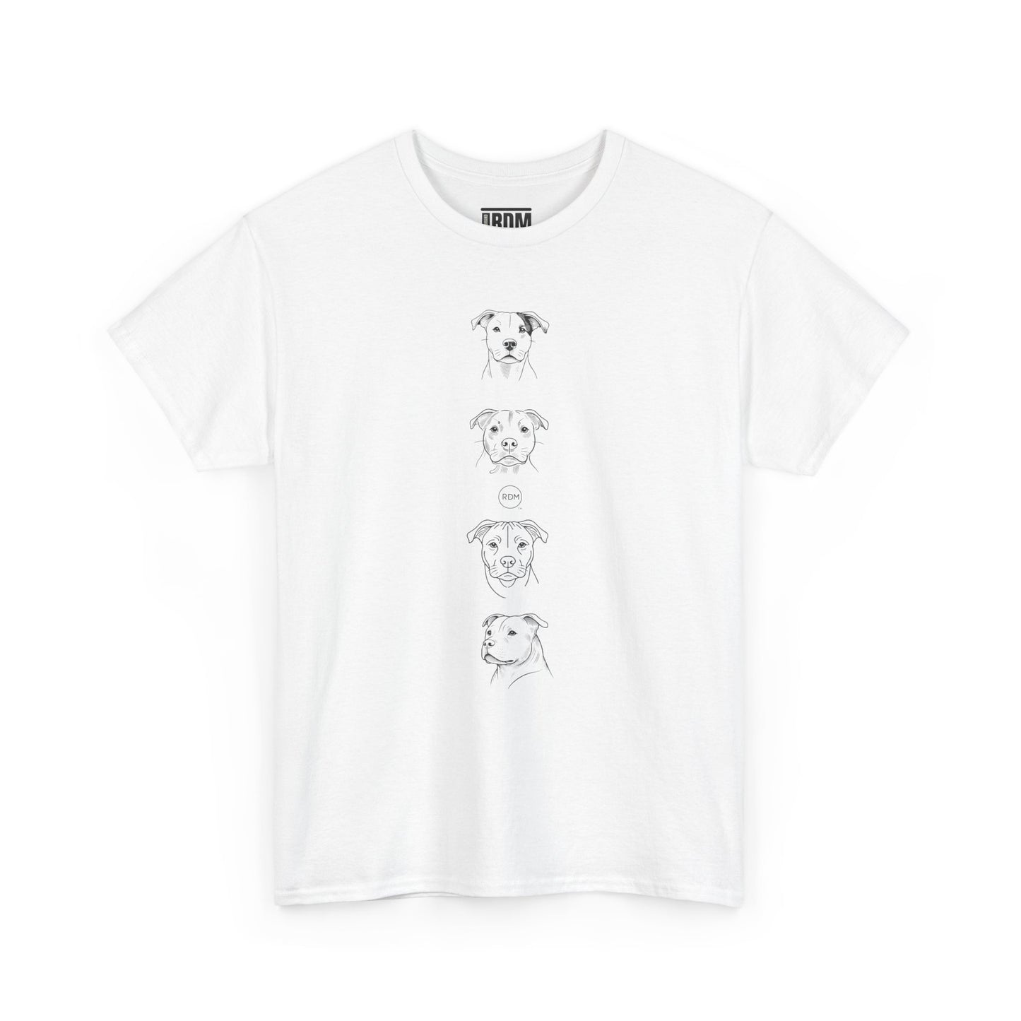 Premium Unisex Heavy Cotton Adult Pitbull T-Shirt – Bold Dog Lover Graphic Tee for Ultimate Comfort