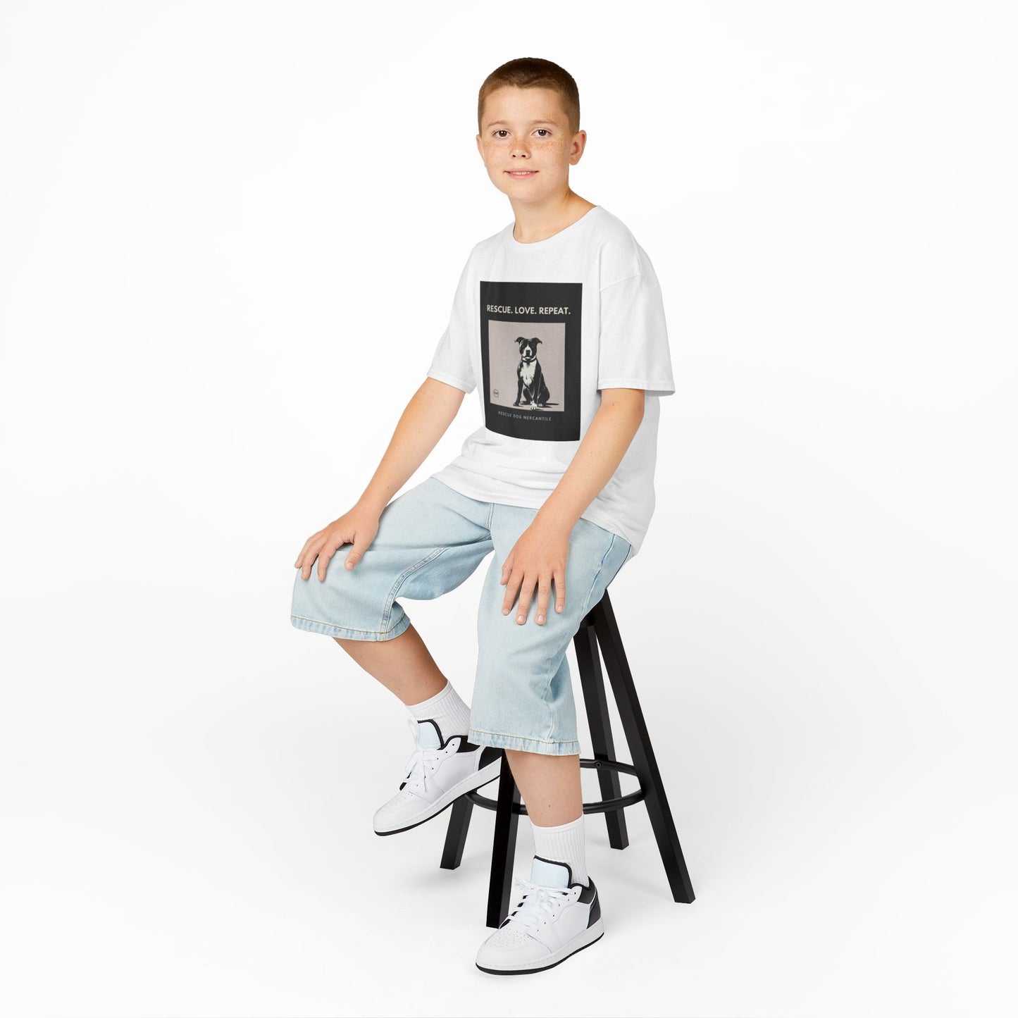 Dogs Make Life Better Kids Heavy Cotton™ Tee