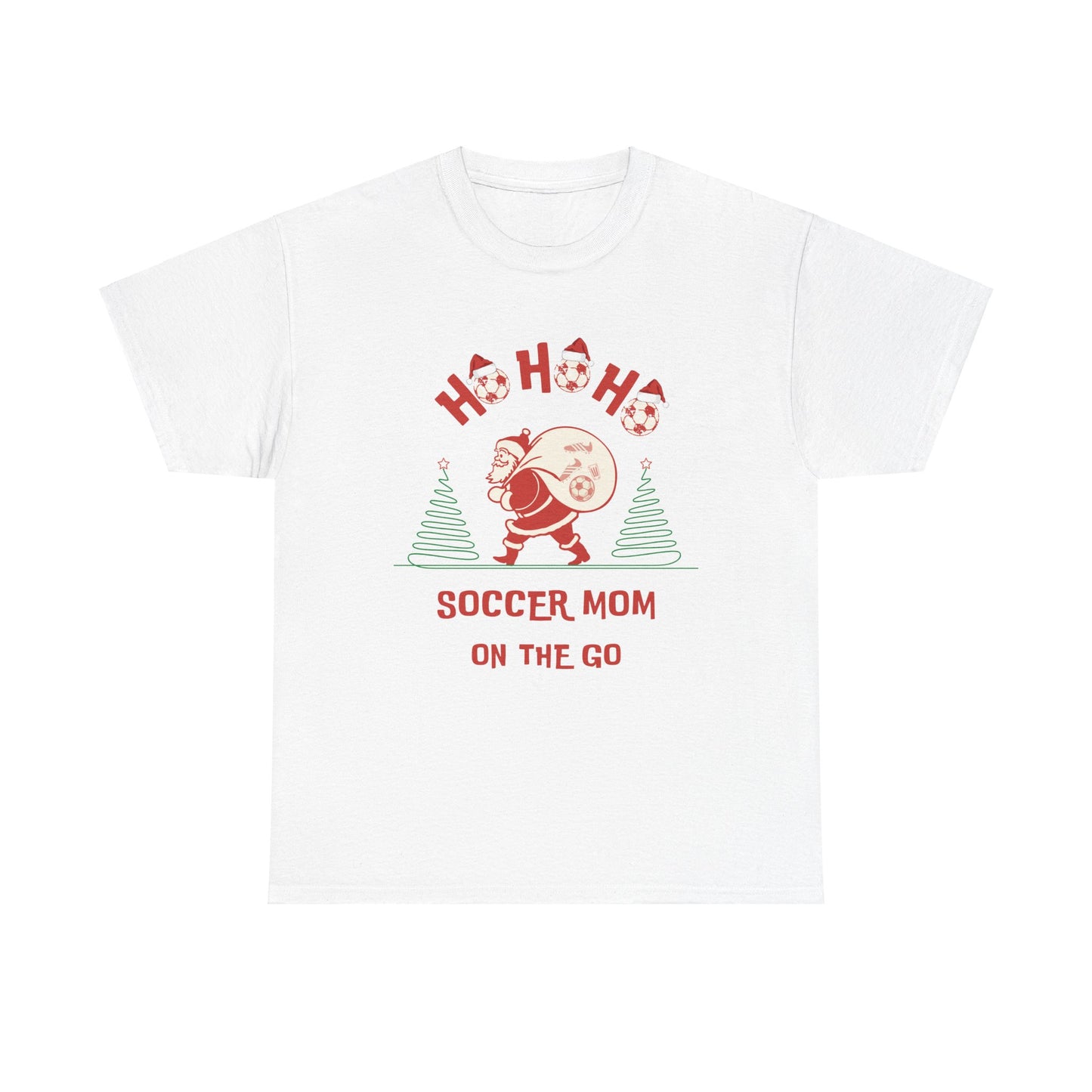 Ho Ho Ho Soccer Mom on the Go Christmas Shirt Holiday