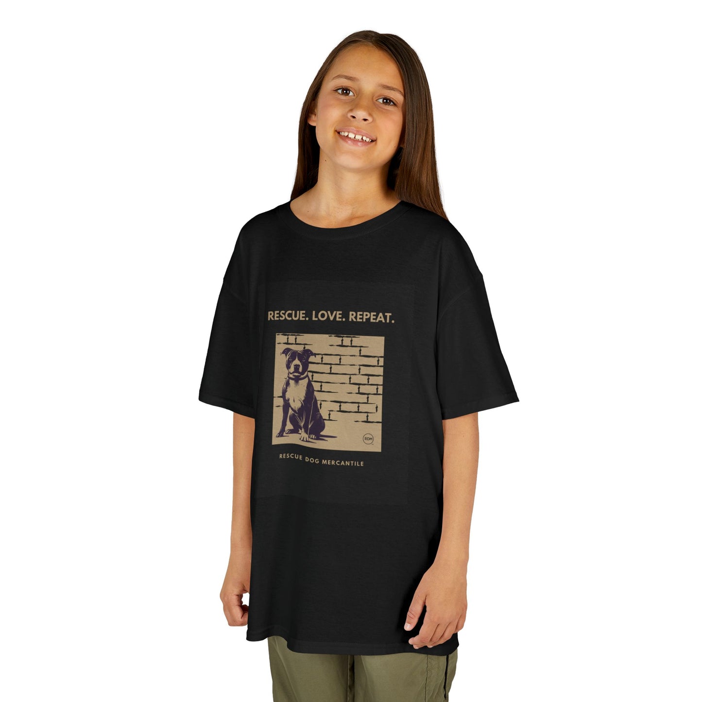 Dogs Make Life Better Kids Heavy Cotton™ Tee