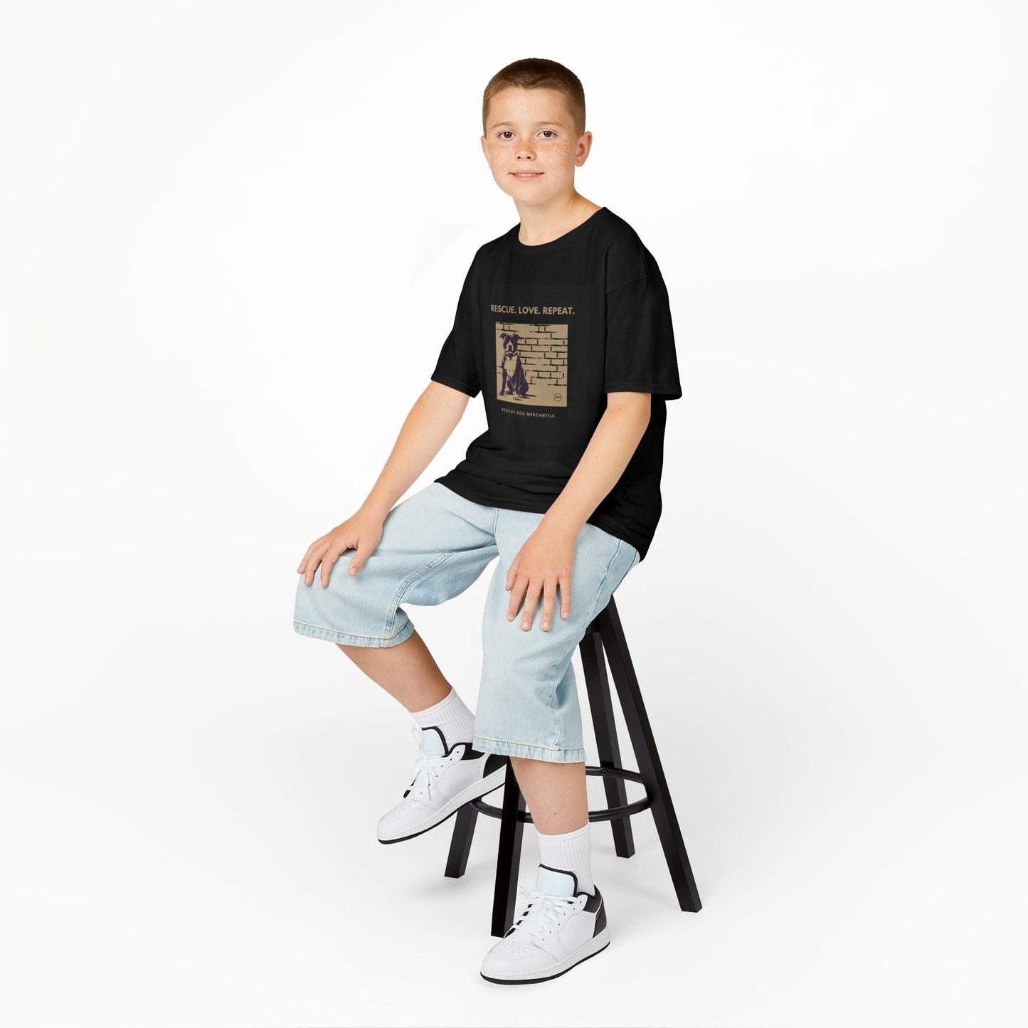 Dogs Make Life Better Kids Heavy Cotton™ Tee