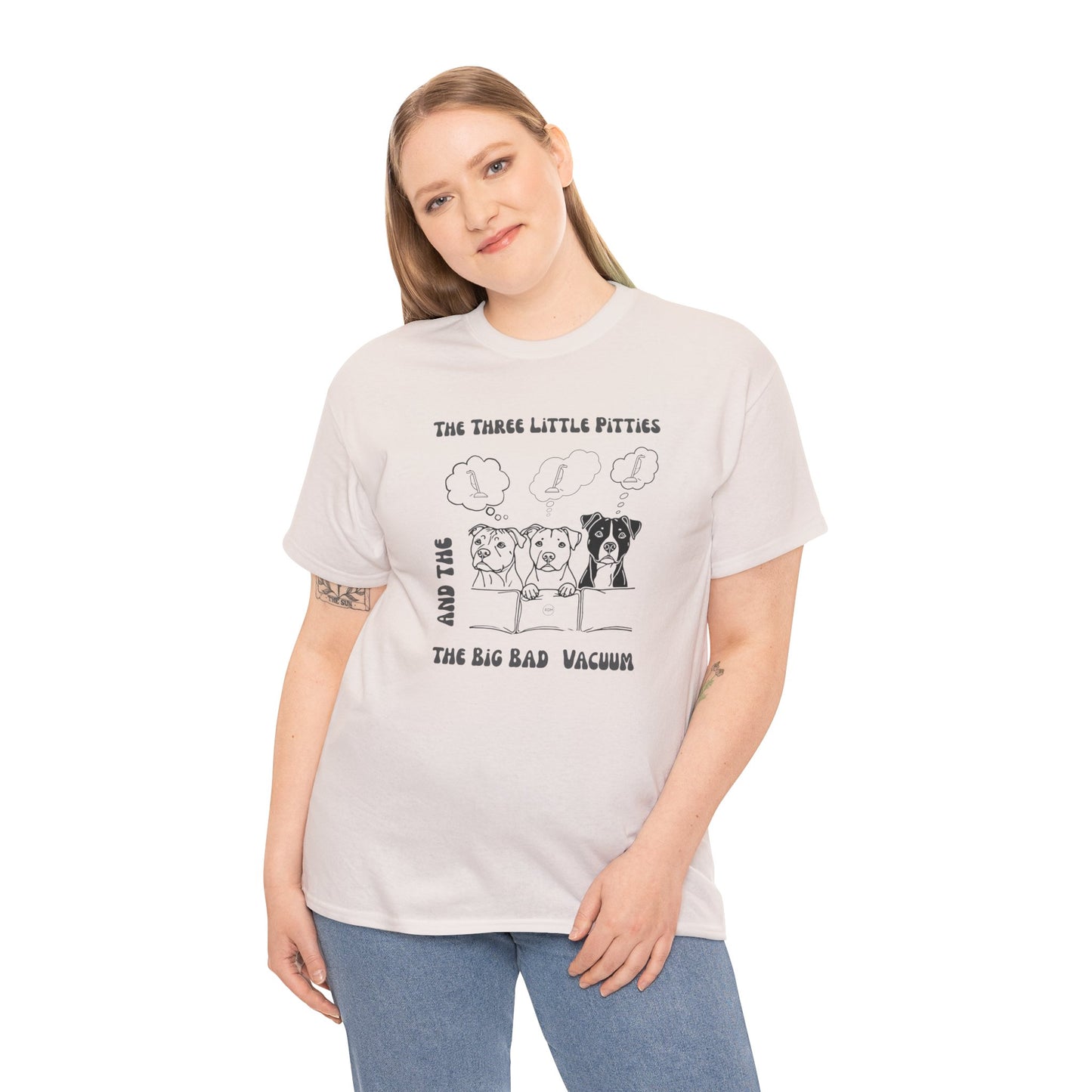 Premium Unisex Heavy Cotton Adult Pitbull T-Shirt – Bold Dog Lover Graphic Tee for Ultimate Comfort