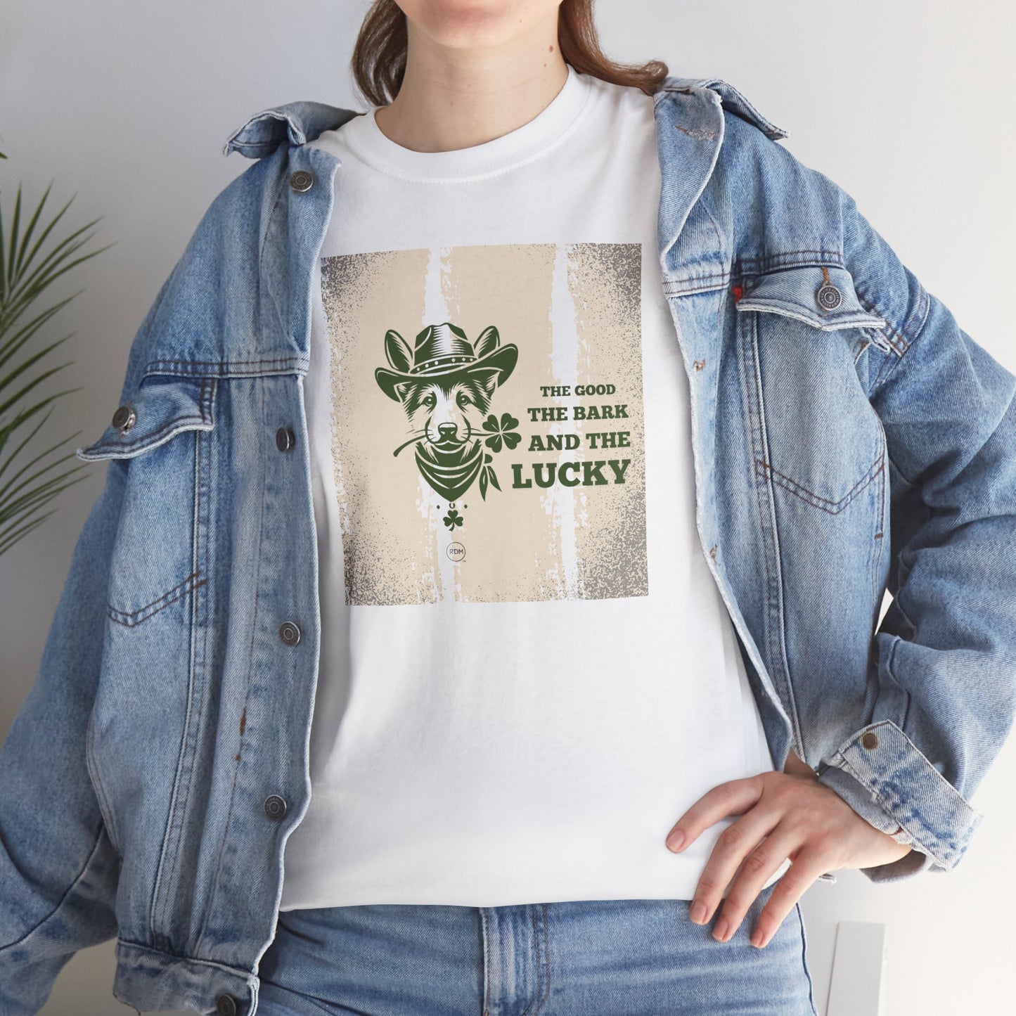 Lucky Dog Parent Shirt St. Patrick's Day Unisex Heavy Cotton Tee Adult