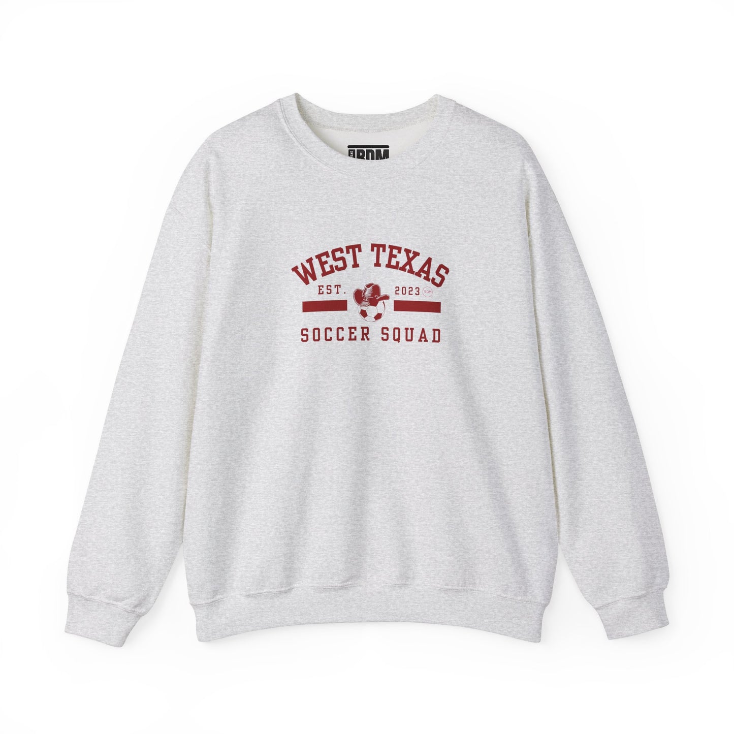 West Texas Soccer Squad Red Letters Unisex Heavy Blend™ Crewneck Sweatshirt