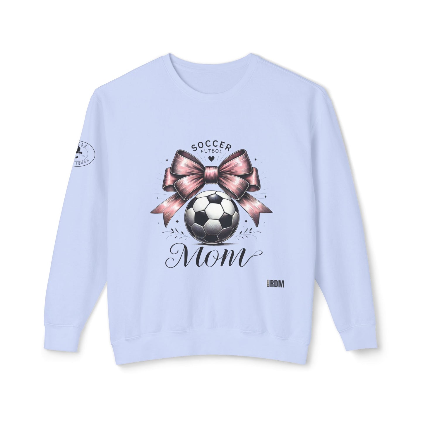 Soccer Mom Unisex Lightweight Crewneck Sweatshirt, Soccer shirt