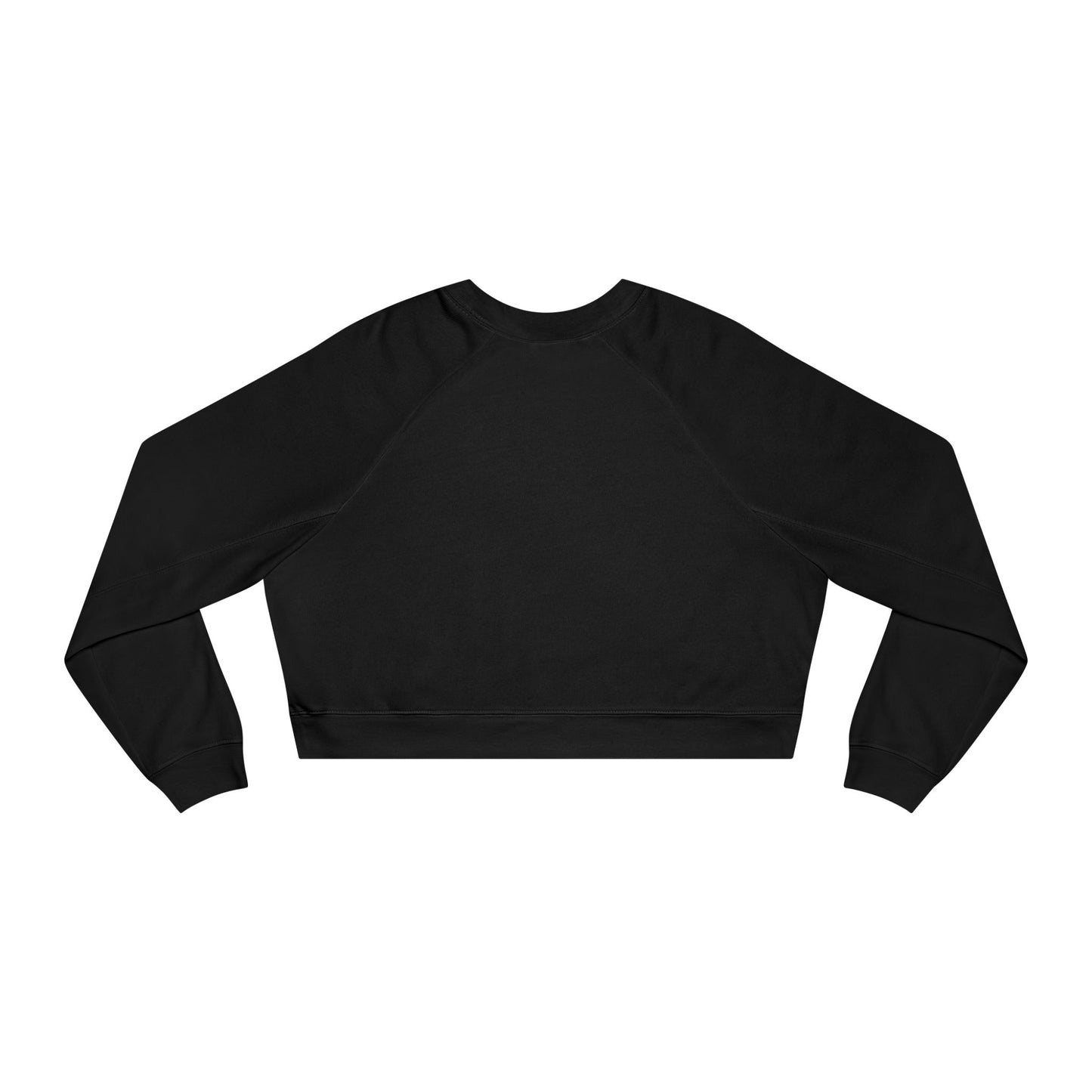 Soccer Holiday Women's Cropped Fleece Pullover Raglan Sleeve Christmas