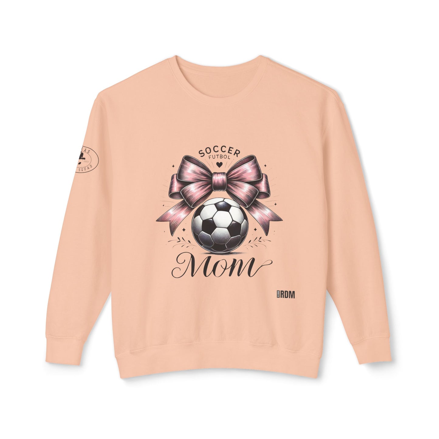 Soccer Mom Unisex Lightweight Crewneck Sweatshirt, Soccer shirt