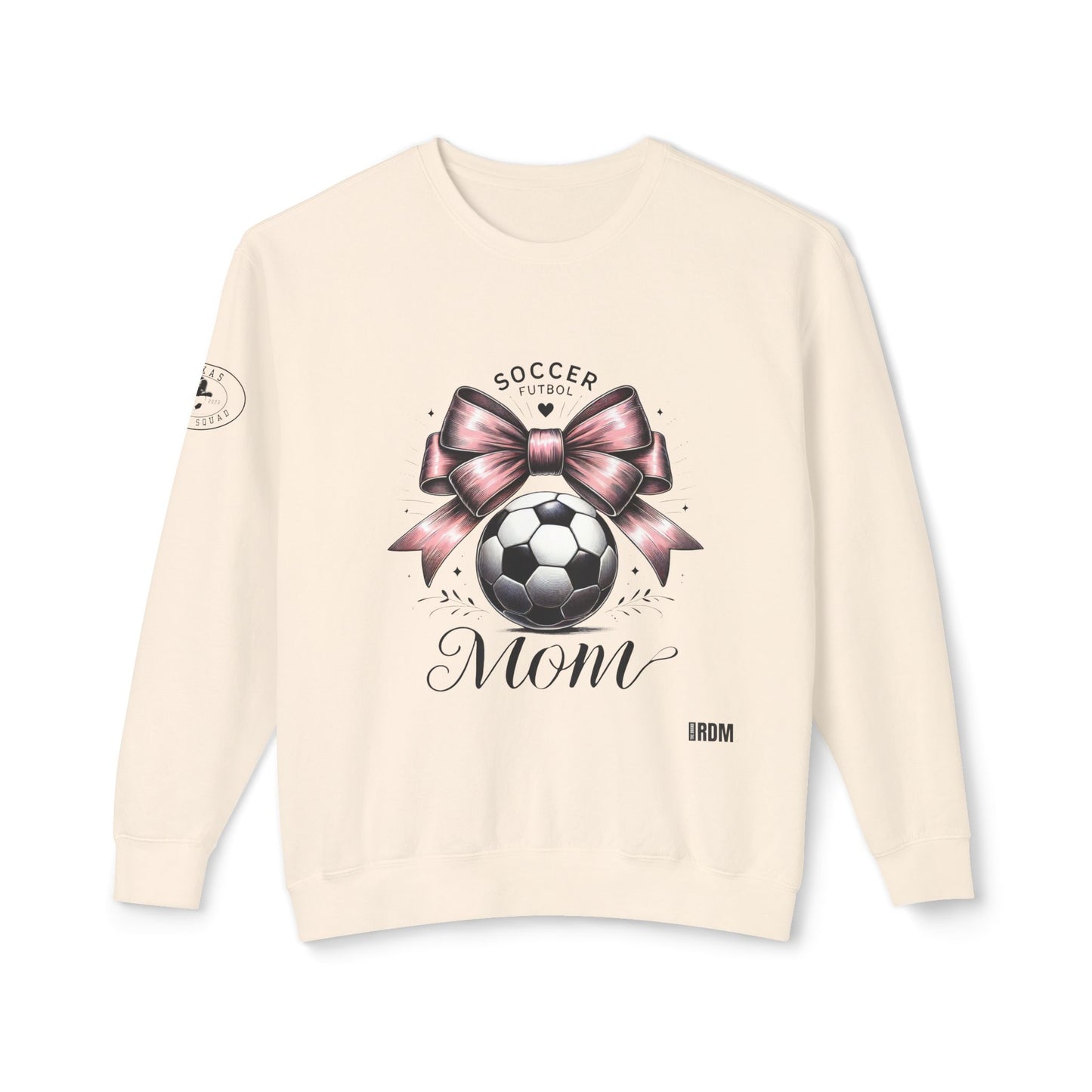 Soccer Mom Unisex Lightweight Crewneck Sweatshirt, Soccer shirt