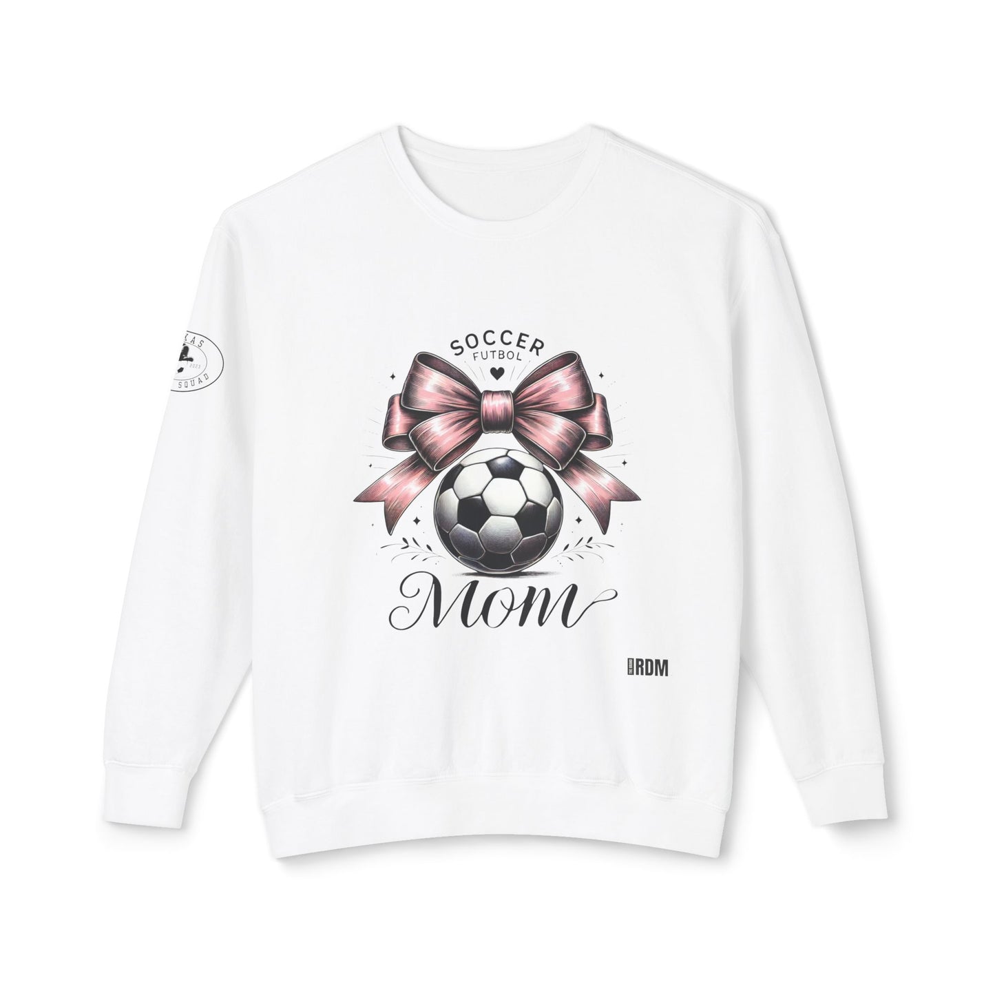 Soccer Mom Unisex Lightweight Crewneck Sweatshirt, Soccer shirt