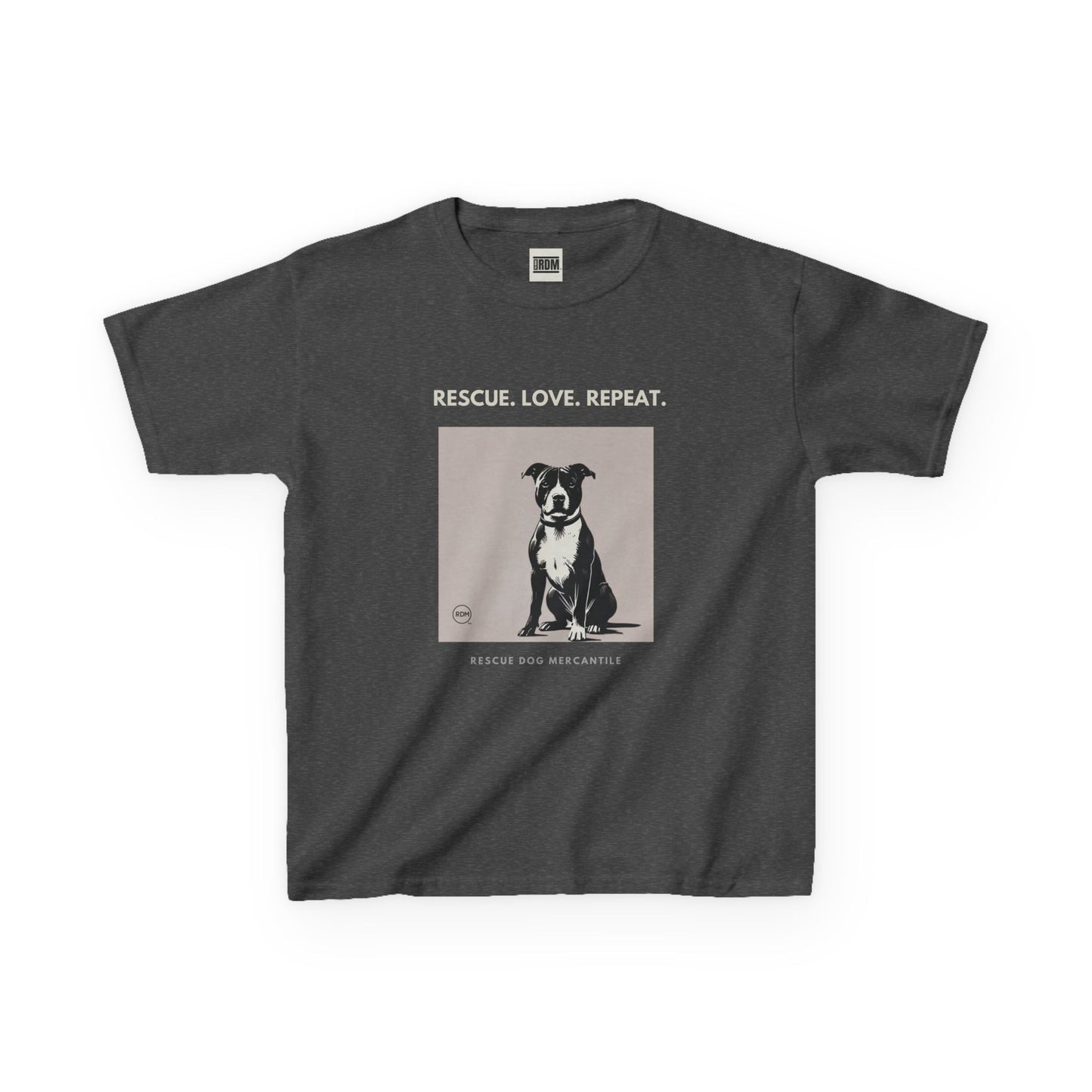 Dogs Make Life Better Kids Heavy Cotton™ Tee Dog Family