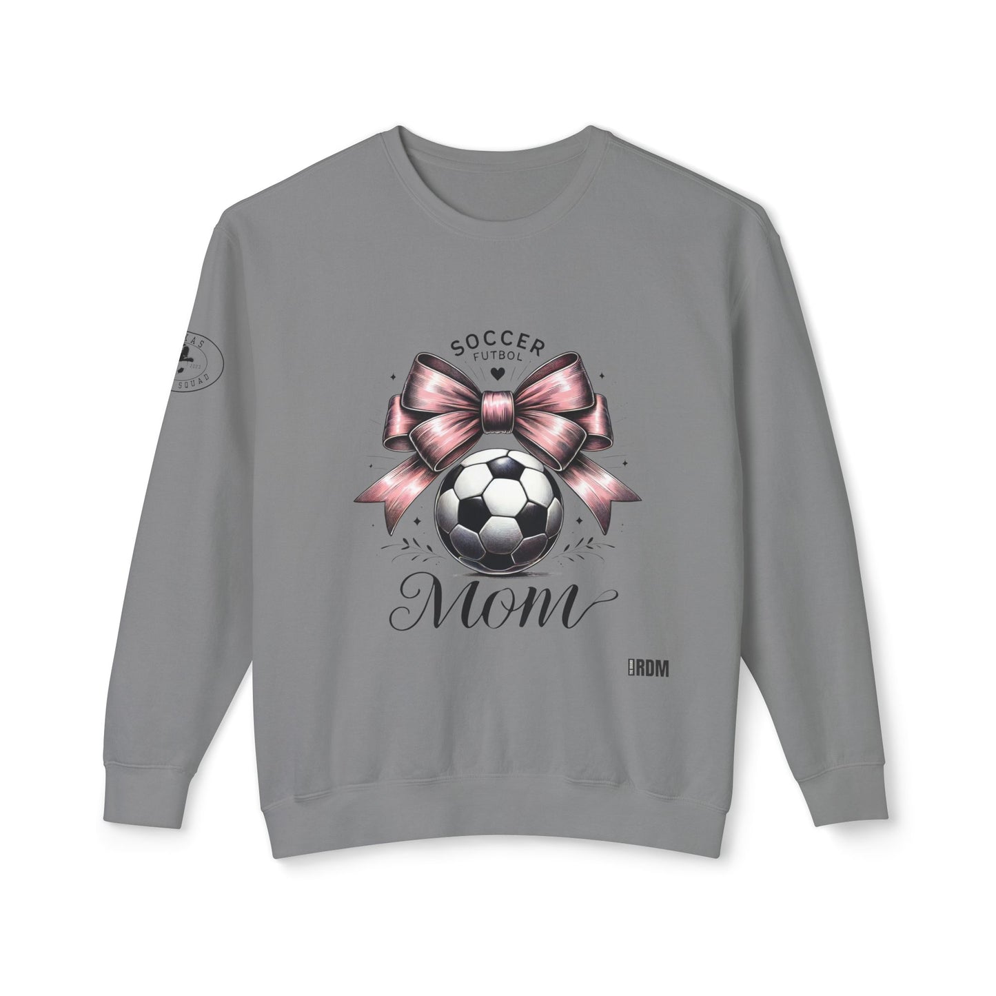 Soccer Mom Unisex Lightweight Crewneck Sweatshirt, Soccer shirt