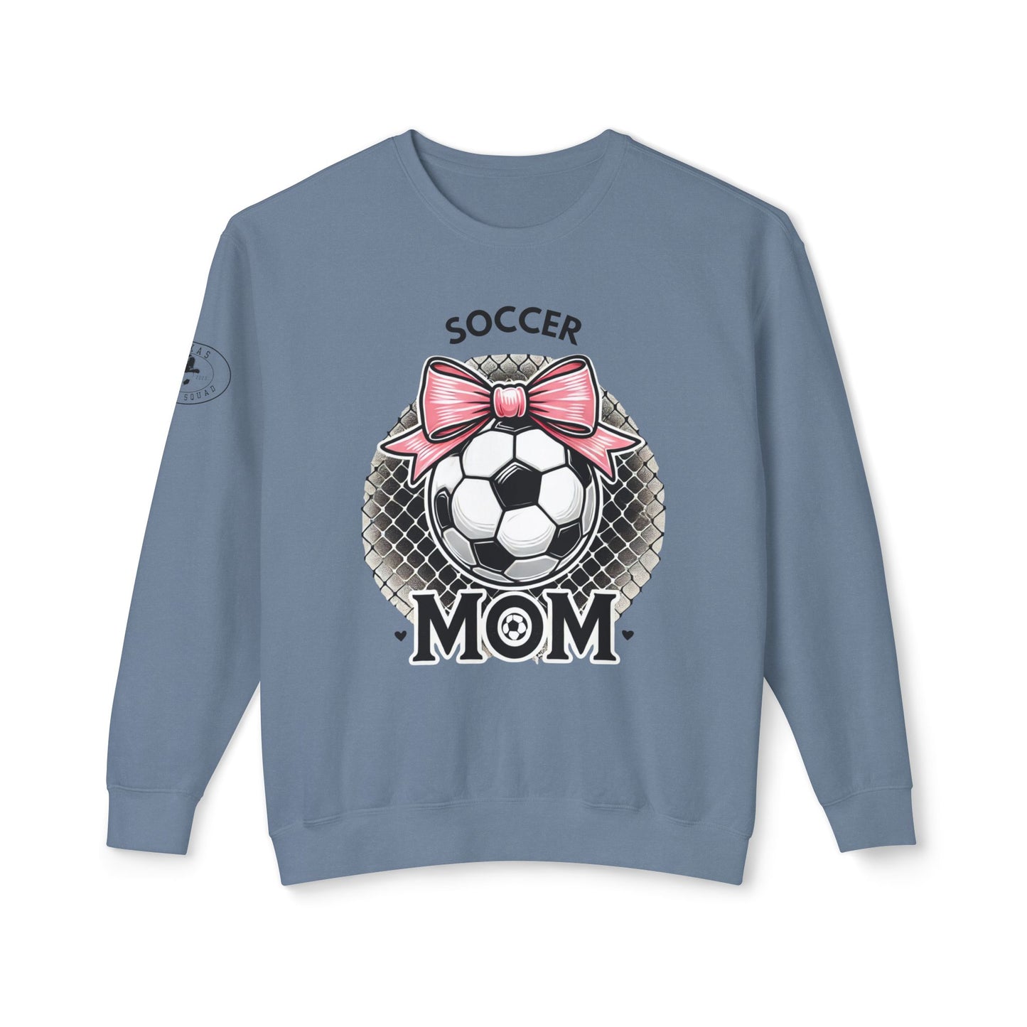 Soccer Mom Unisex Lightweight Crewneck Sweatshirt, Soccer shirt