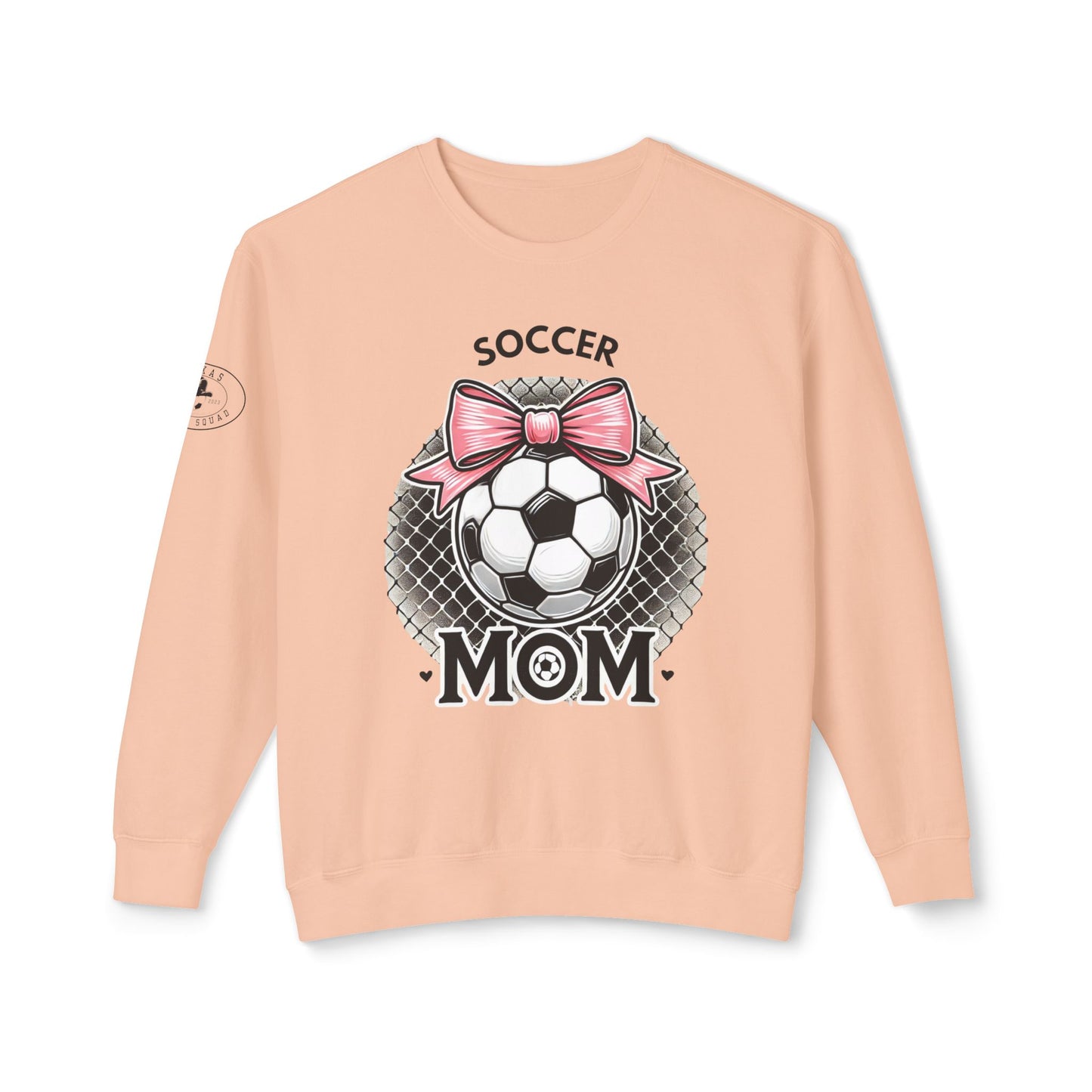 Soccer Mom Unisex Lightweight Crewneck Sweatshirt, Soccer shirt