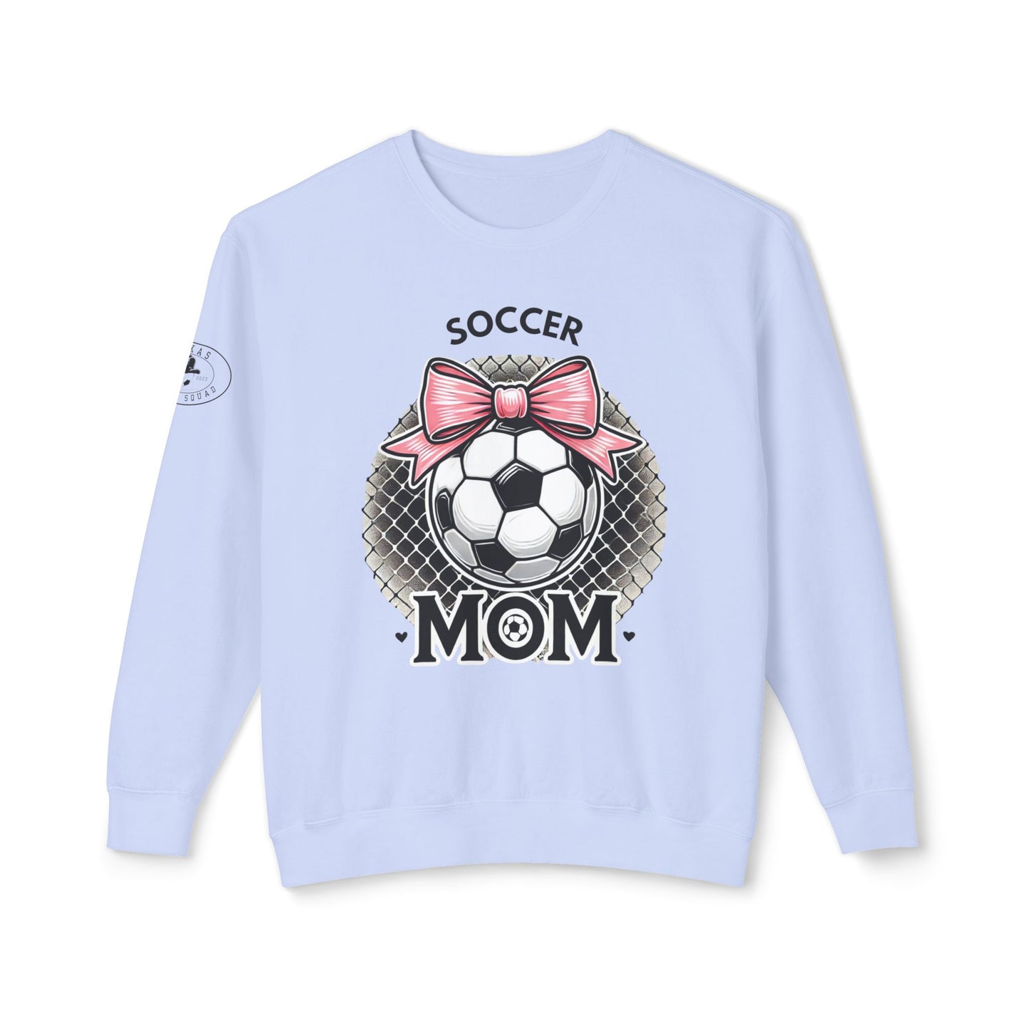 Soccer Mom Unisex Lightweight Crewneck Sweatshirt, Soccer shirt