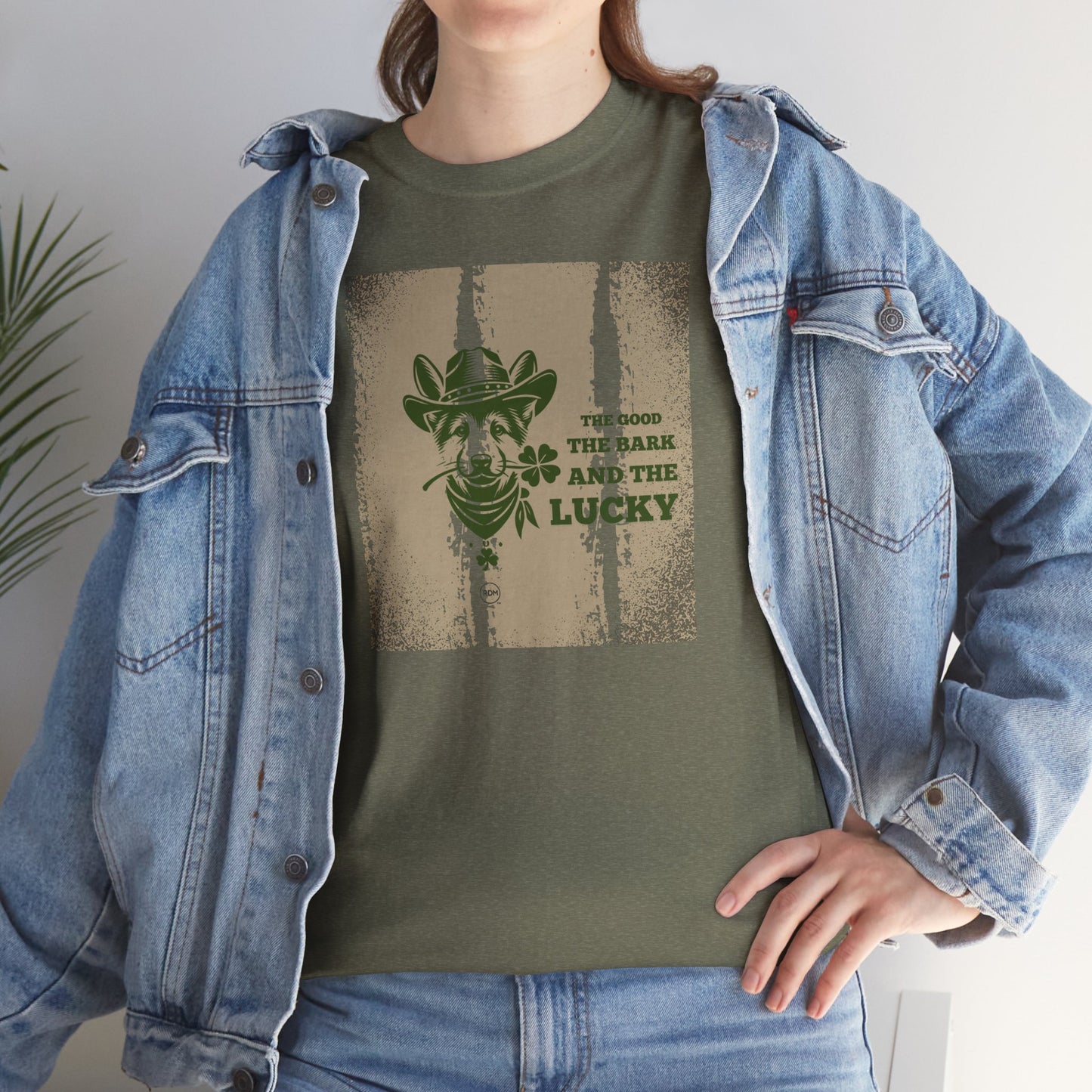 Lucky Dog Parent Shirt St. Patrick's Day Unisex Heavy Cotton Tee Adult