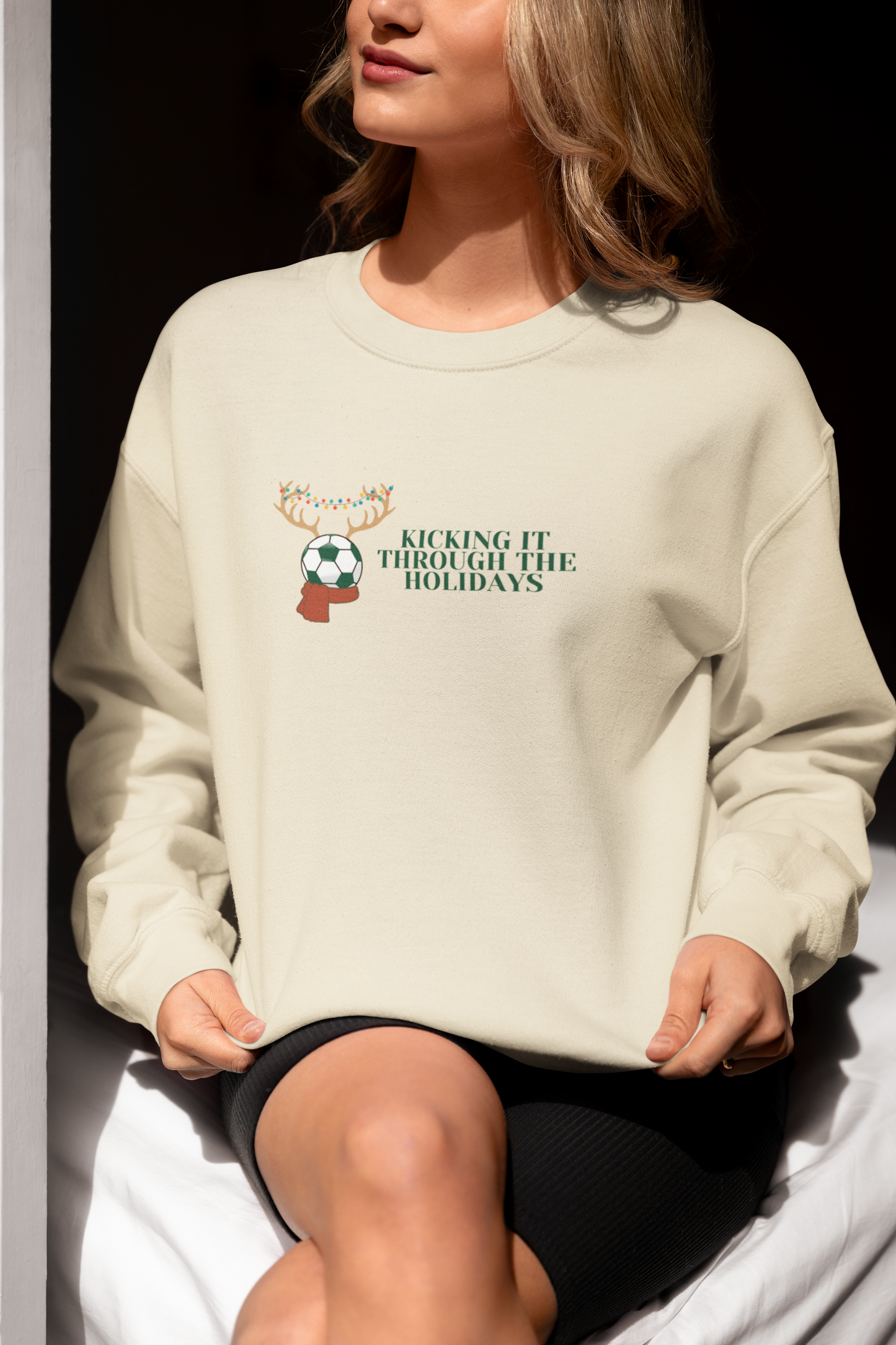 Tis the Season Soccer Sweatshirt Unisex Heavy Blend™ Crewneck Sweatshirt