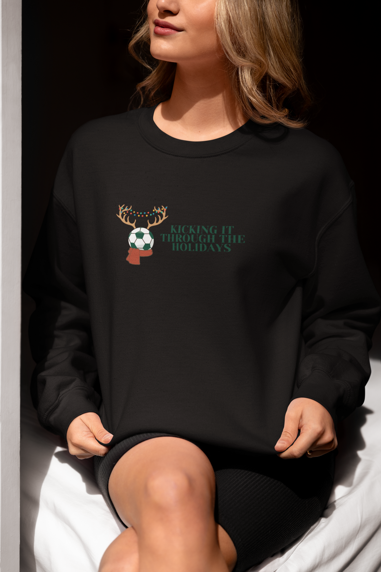Tis the Season Soccer Sweatshirt Unisex Heavy Blend™ Crewneck Sweatshirt