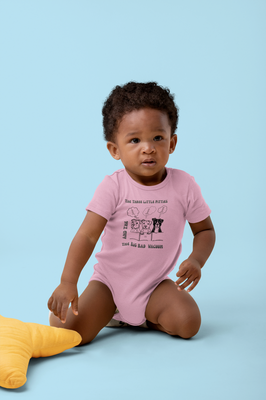Infant Pitbull T-Shirt Adorable Dog Tee for Young Pitbull Lovers Fine Jersey Bodysuit