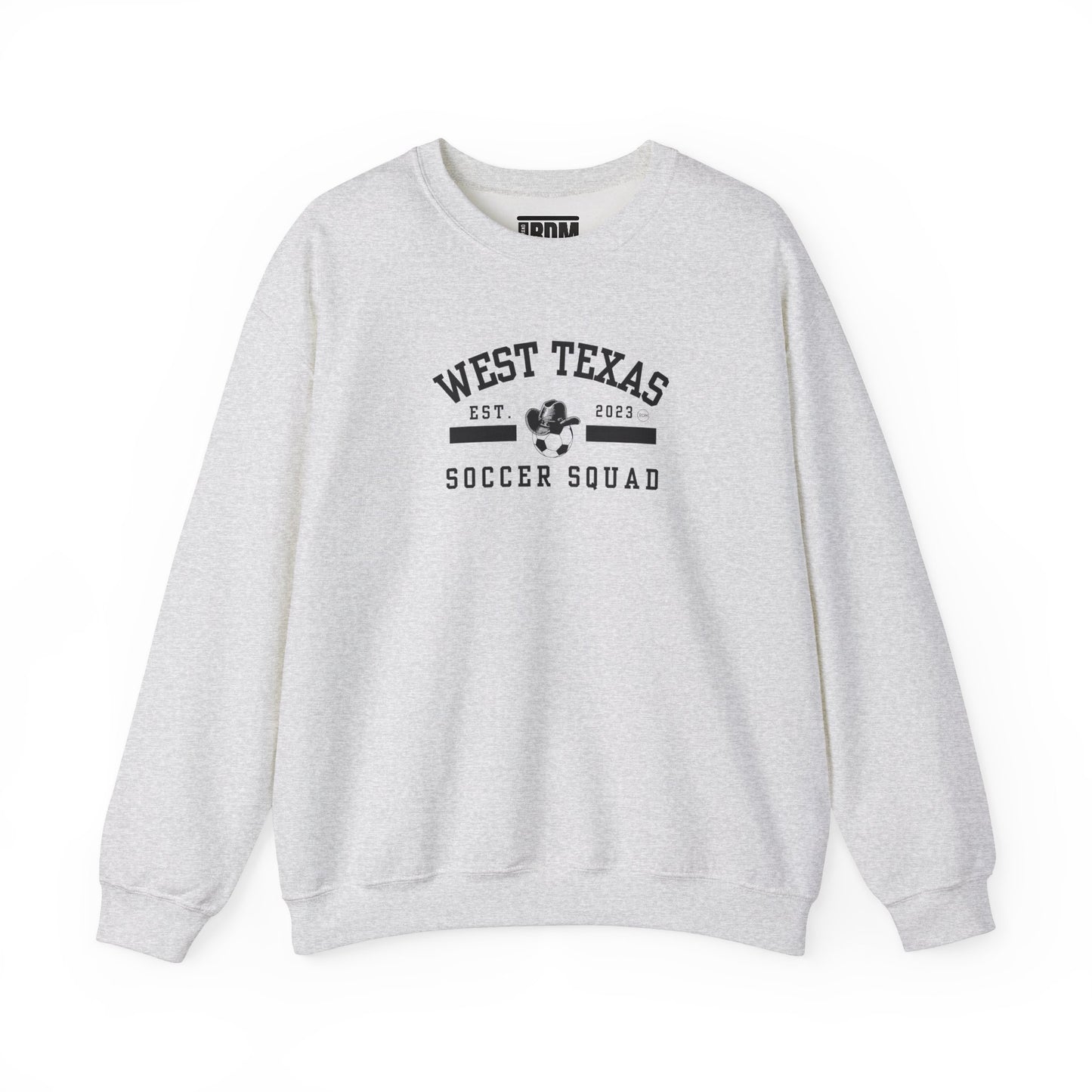 West Texas Soccer Squad Black Letters Unisex Heavy Blend™ Crewneck Sweatshirt