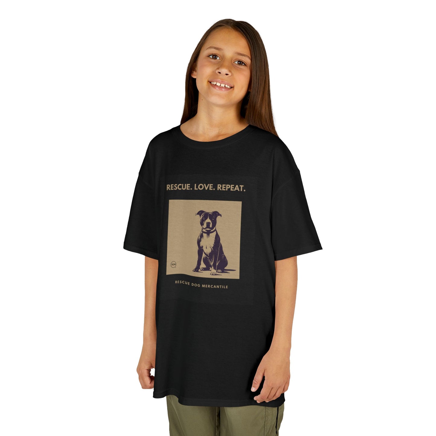 Dogs Make Life Better Kids Heavy Cotton™ Tee