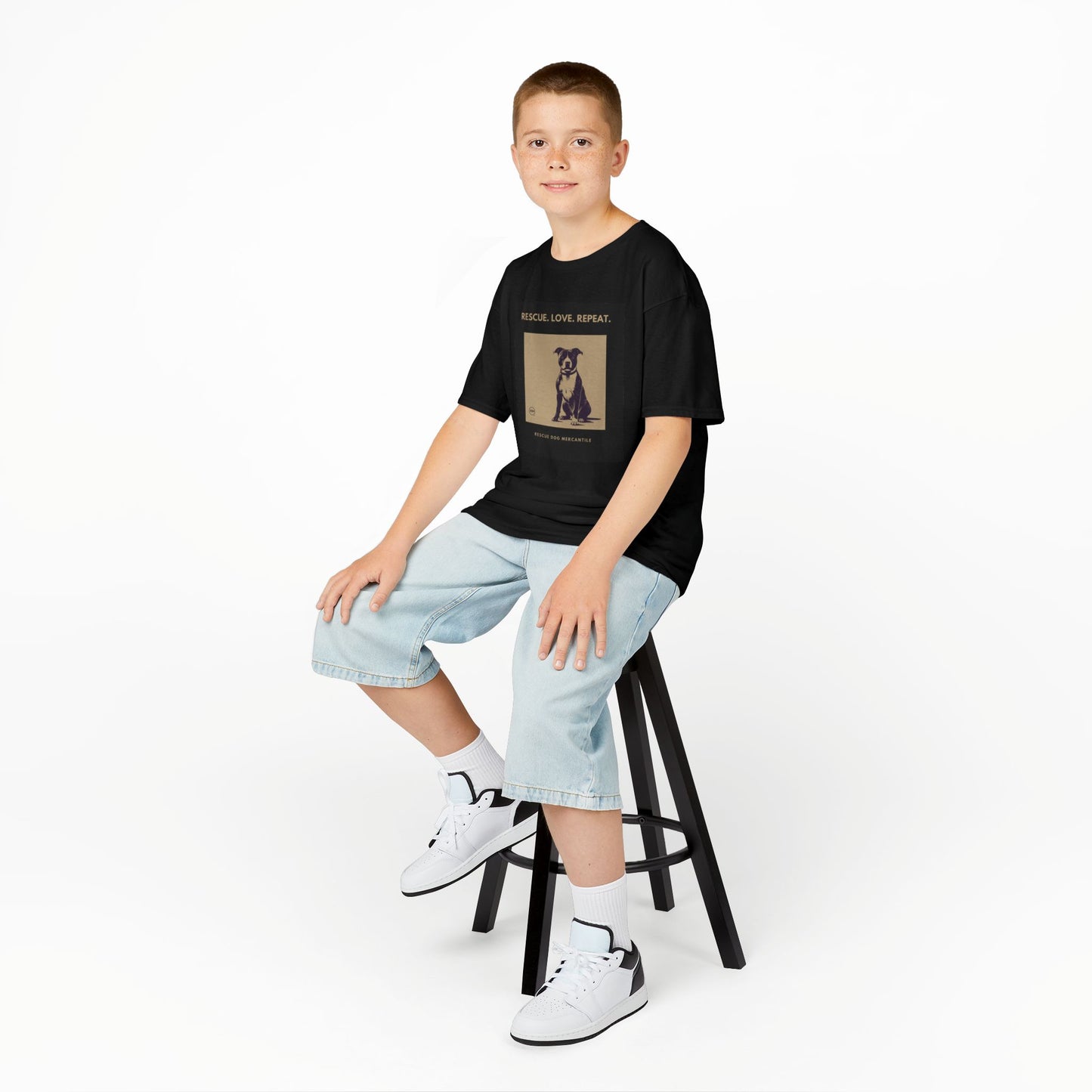 Dogs Make Life Better Kids Heavy Cotton™ Tee