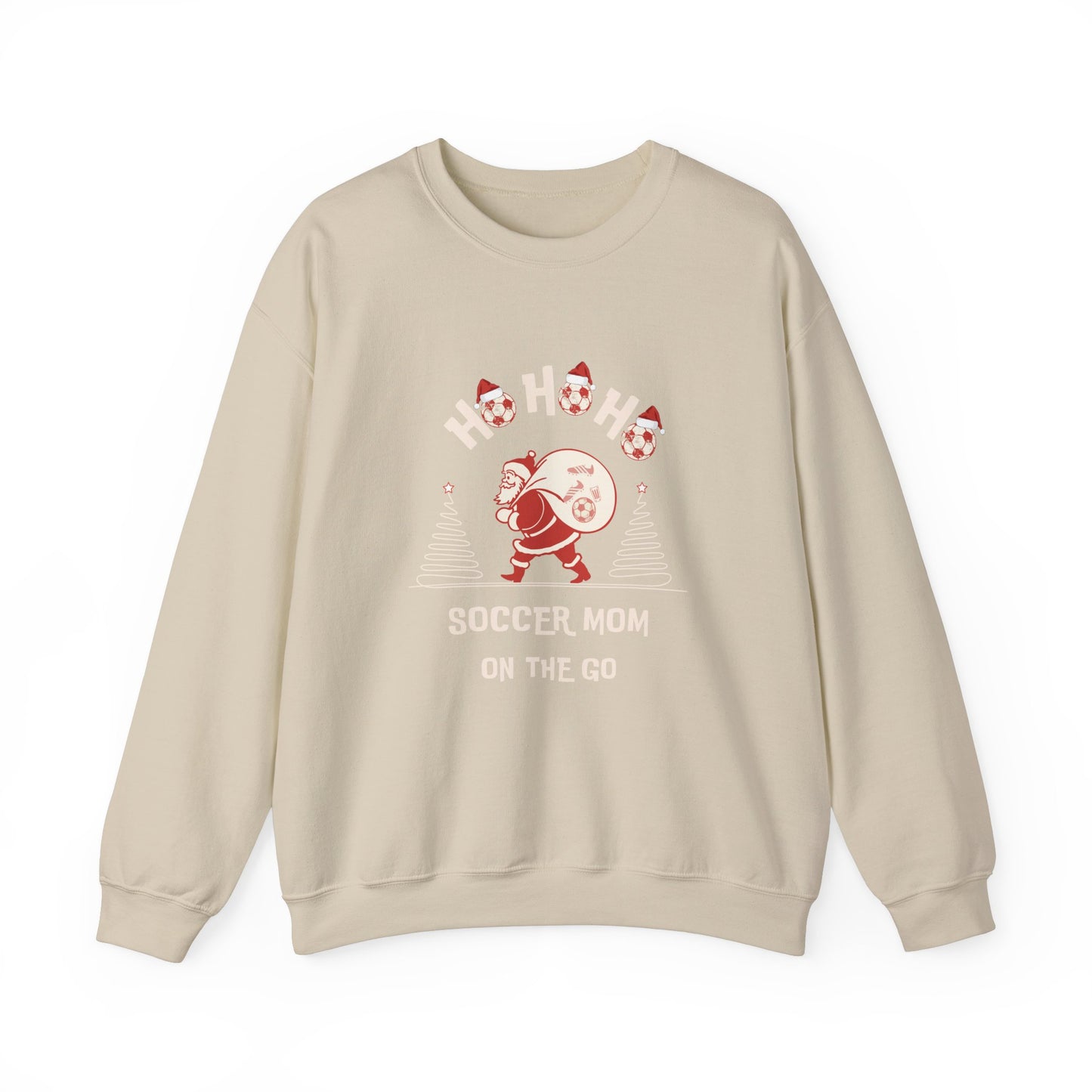 Ho Ho Ho Soccer Season Sweatshirt Unisex Heavy Blend™ Crewneck Sweatshirt