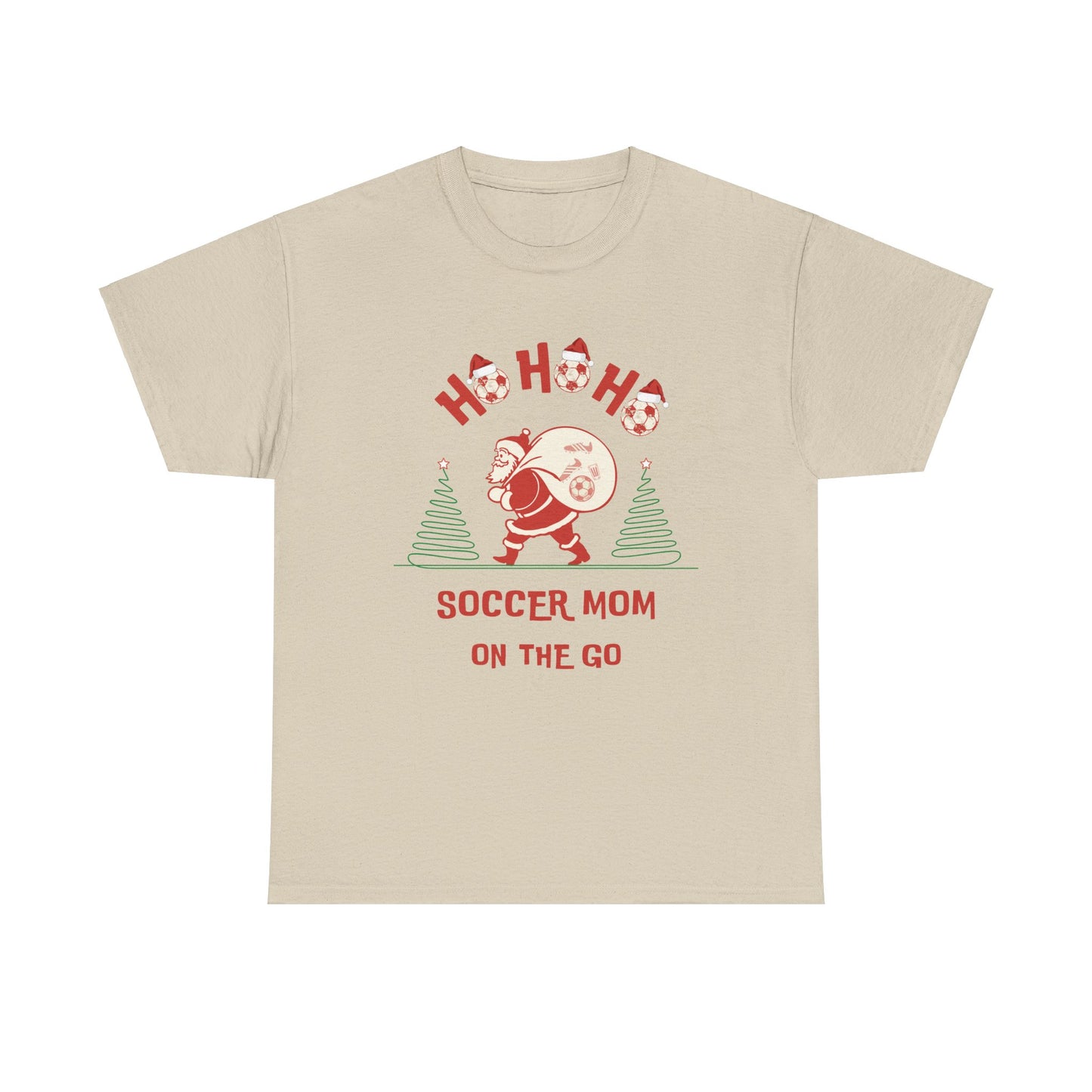 Ho Ho Ho Soccer Mom on the Go Christmas Shirt Holiday