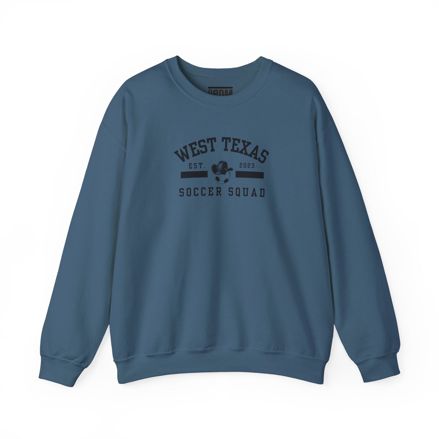 West Texas Soccer Squad Black Letters Unisex Heavy Blend™ Crewneck Sweatshirt