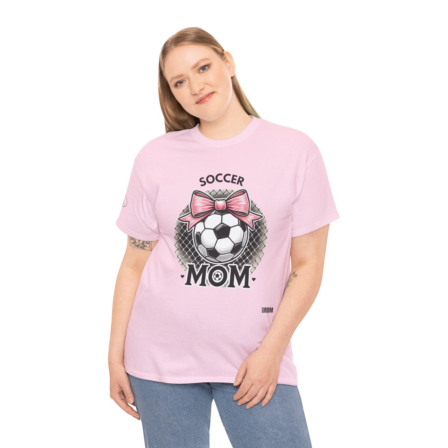 Soccer mom gear Unisex Heavy Cotton Tee, soccer, soccer ball, futbol