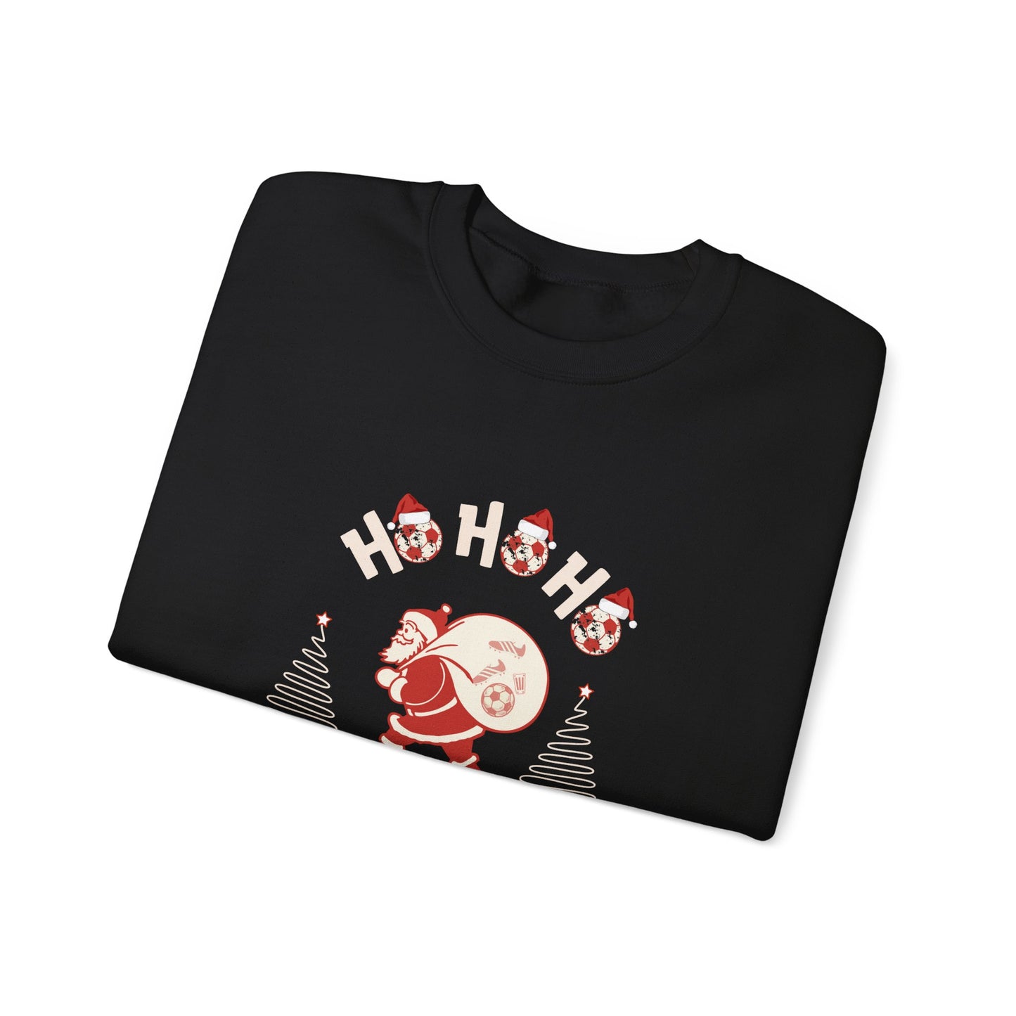 Ho Ho Ho Soccer Season Sweatshirt Unisex Heavy Blend™ Crewneck Sweatshirt