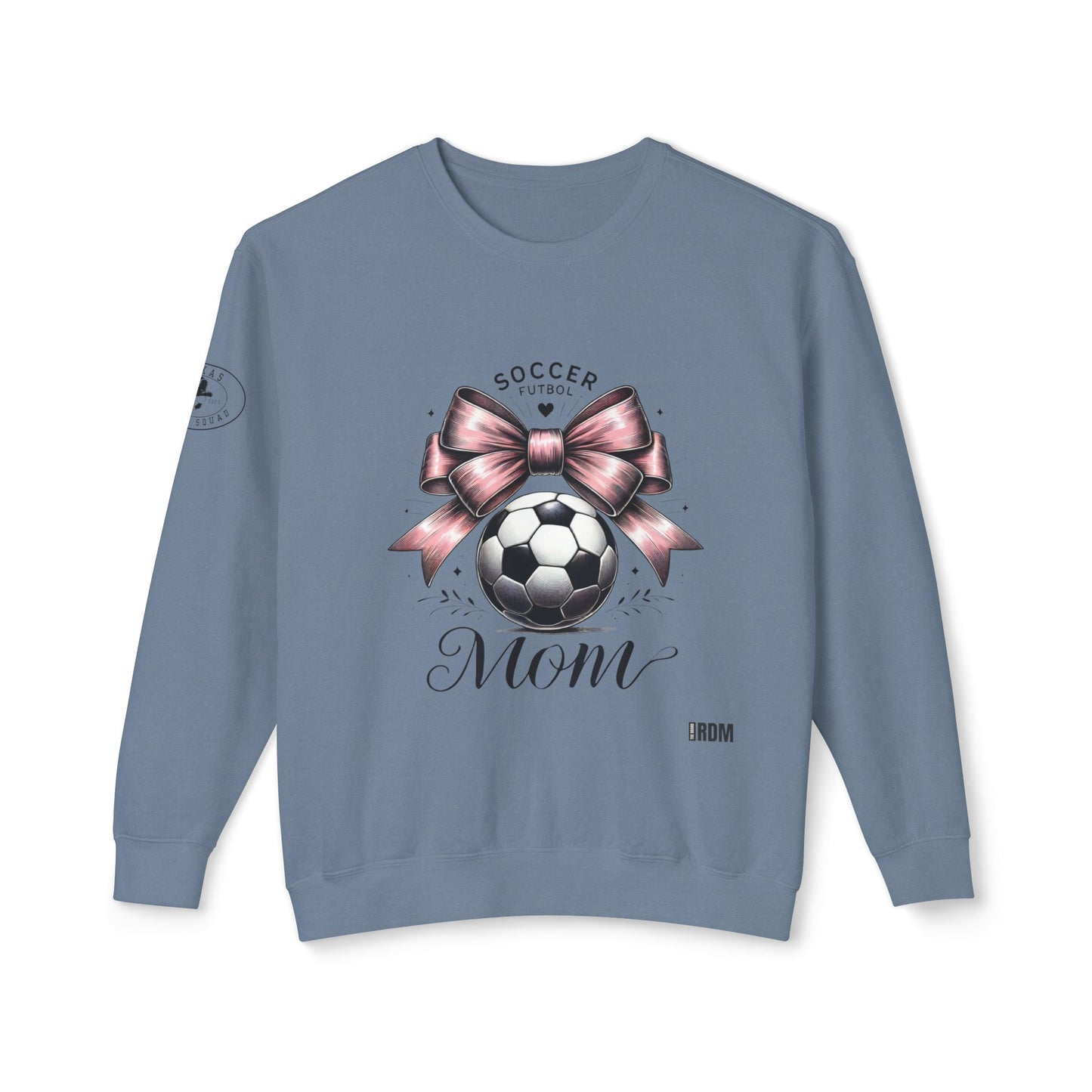Soccer Mom Unisex Lightweight Crewneck Sweatshirt, Soccer shirt