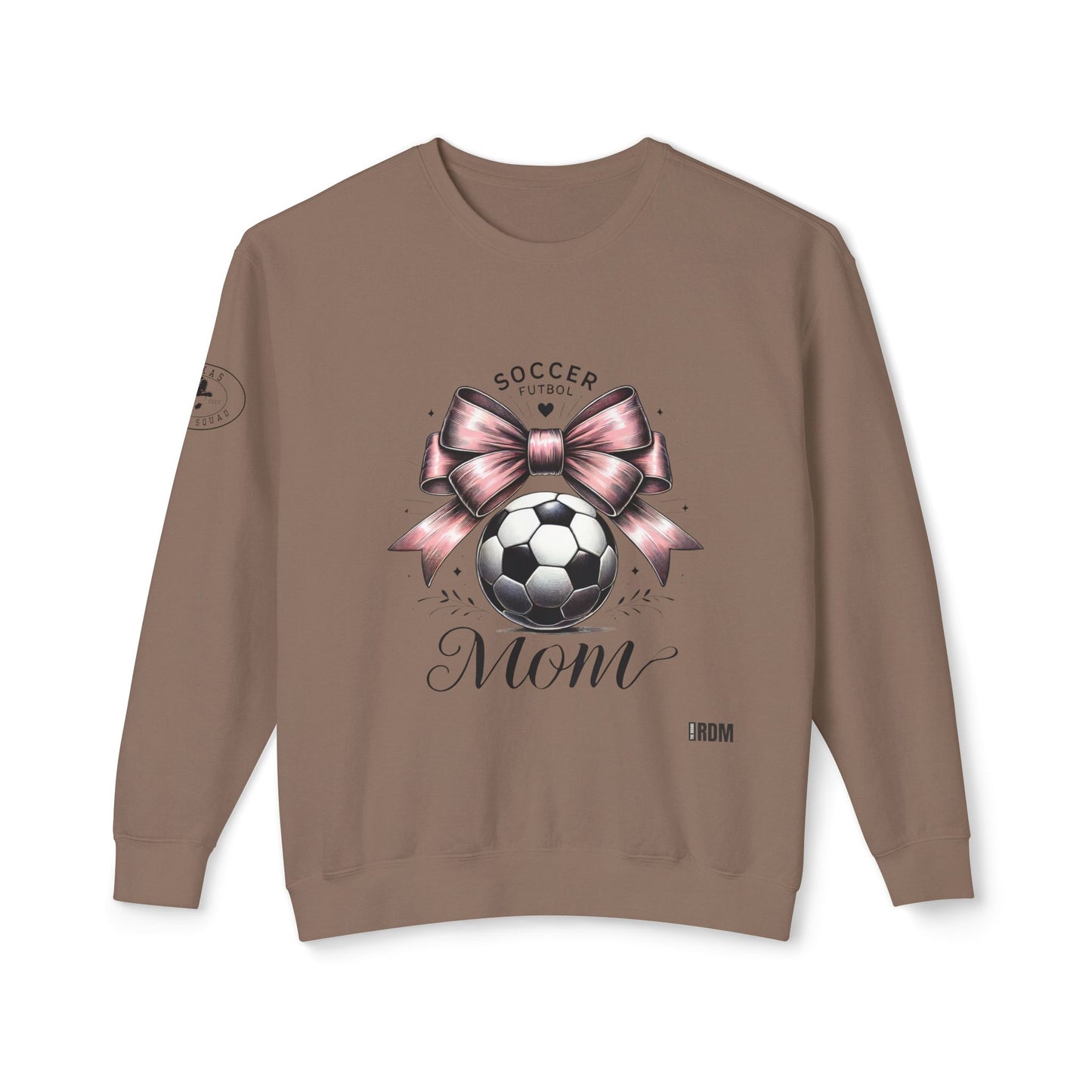 Soccer Mom Unisex Lightweight Crewneck Sweatshirt, Soccer shirt