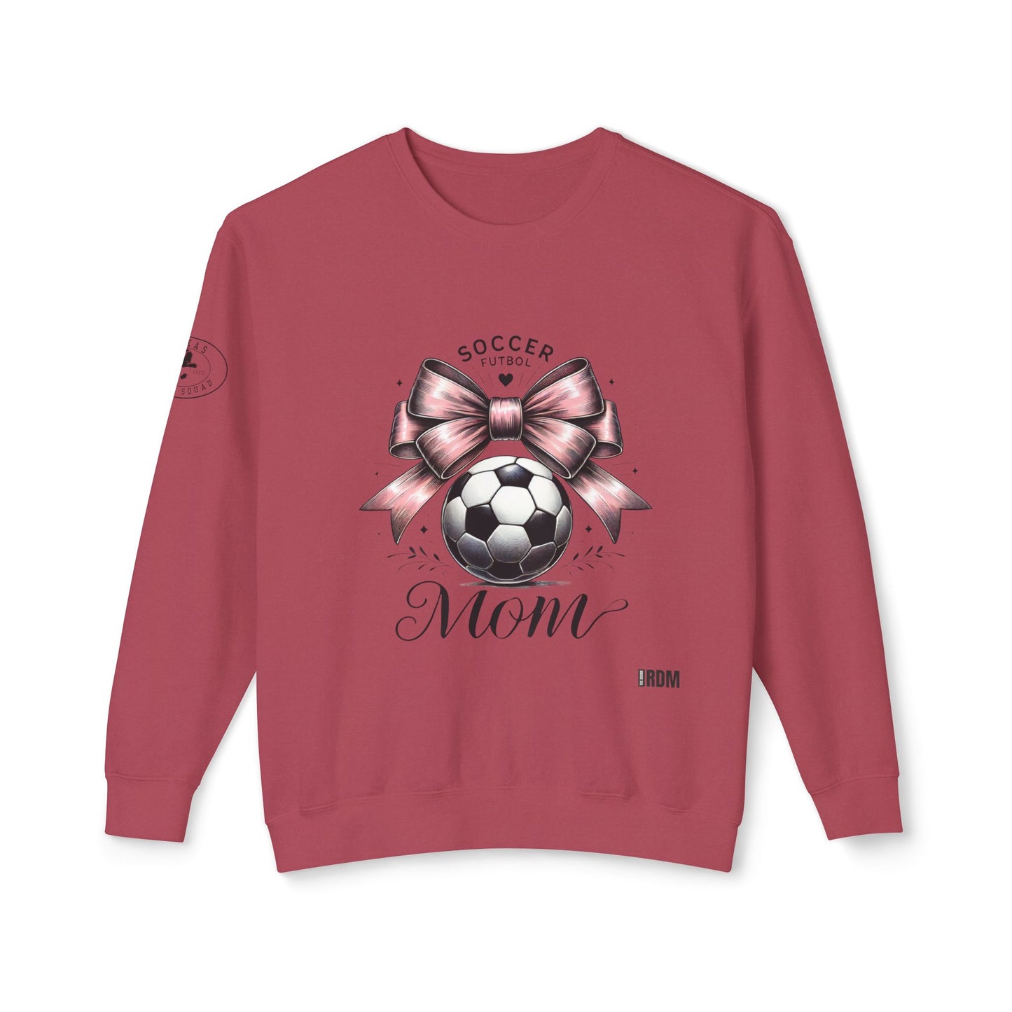 Soccer Mom Unisex Lightweight Crewneck Sweatshirt, Soccer shirt