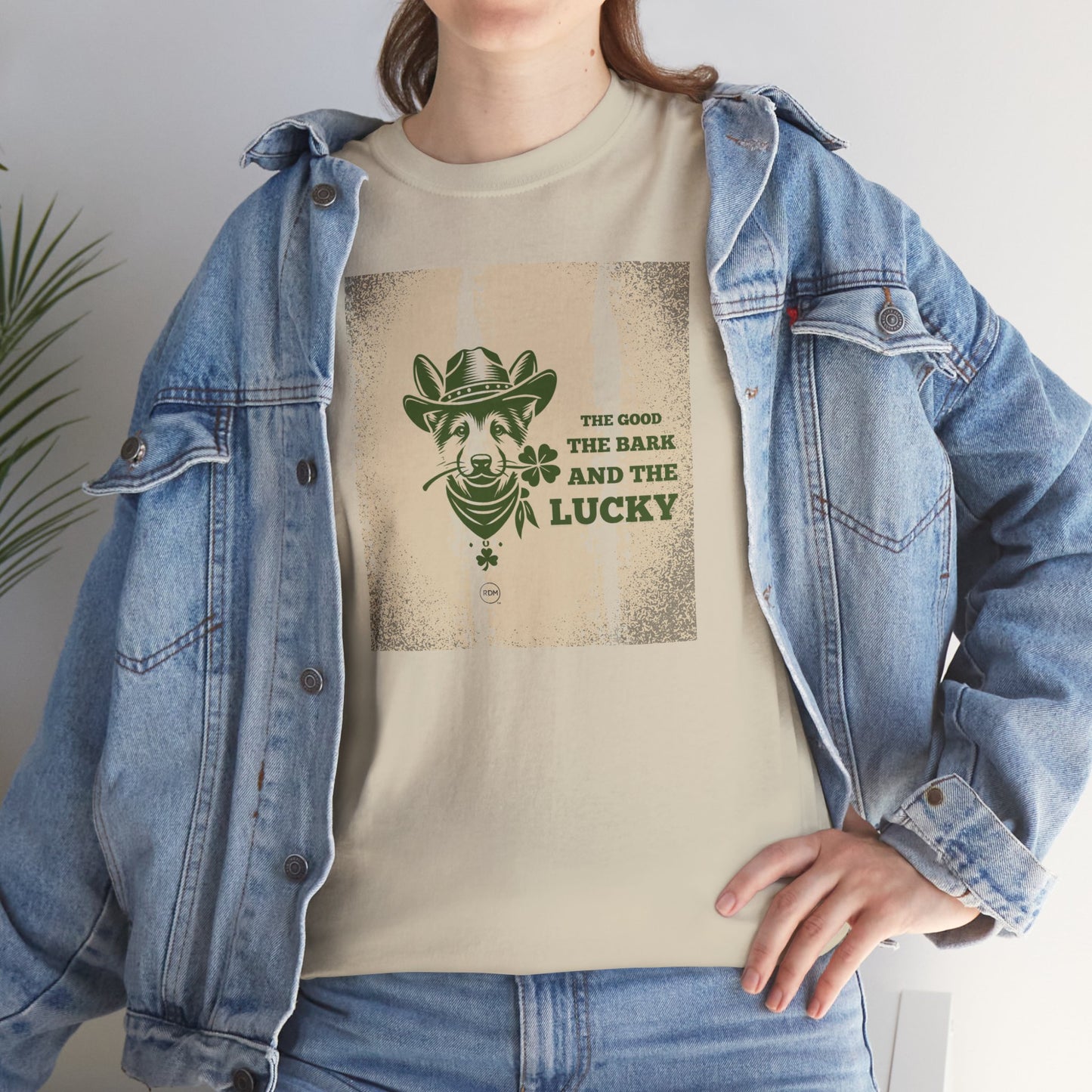 Lucky Dog Parent Shirt St. Patrick's Day Unisex Heavy Cotton Tee Adult