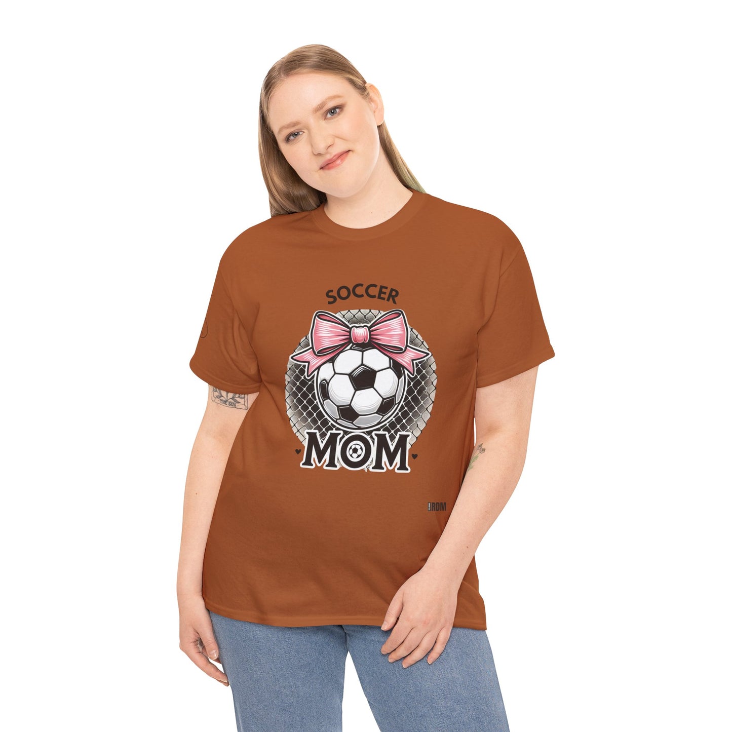 Soccer mom gear Unisex Heavy Cotton Tee, soccer, soccer ball, futbol