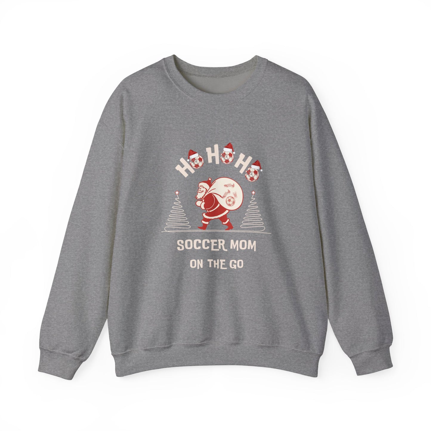 Ho Ho Ho Soccer Season Sweatshirt Unisex Heavy Blend™ Crewneck Sweatshirt