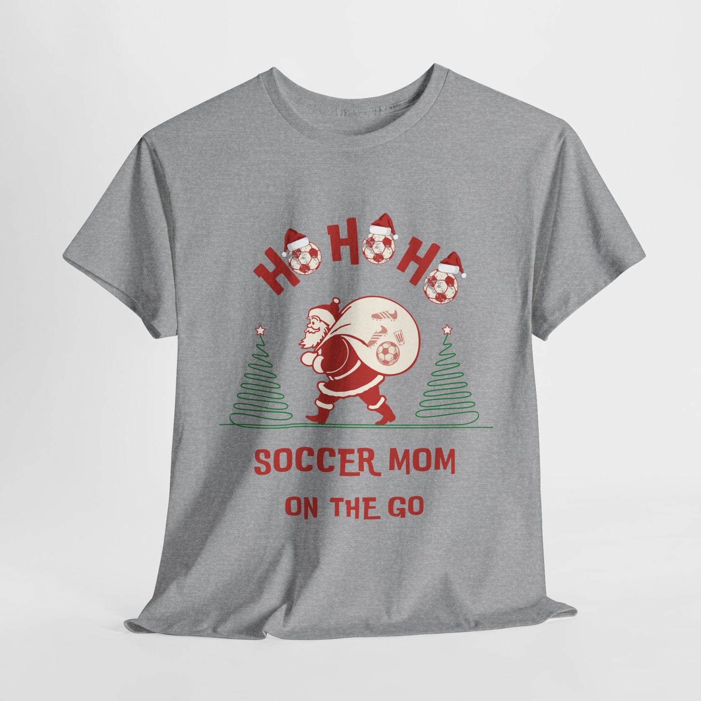 Ho Ho Ho Soccer Mom on the Go Christmas Shirt Holiday