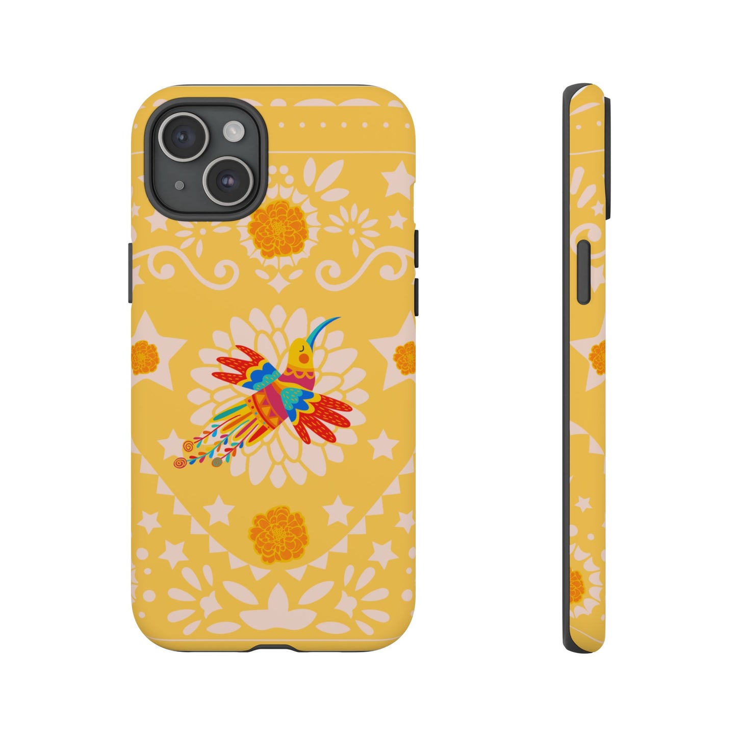 Day of the Dead Alebrije phone case, durable protection, Día de los Muertos enthusiasts,  Mexican folklore, sugar skulls, and alebrije creatures, Tough Cases