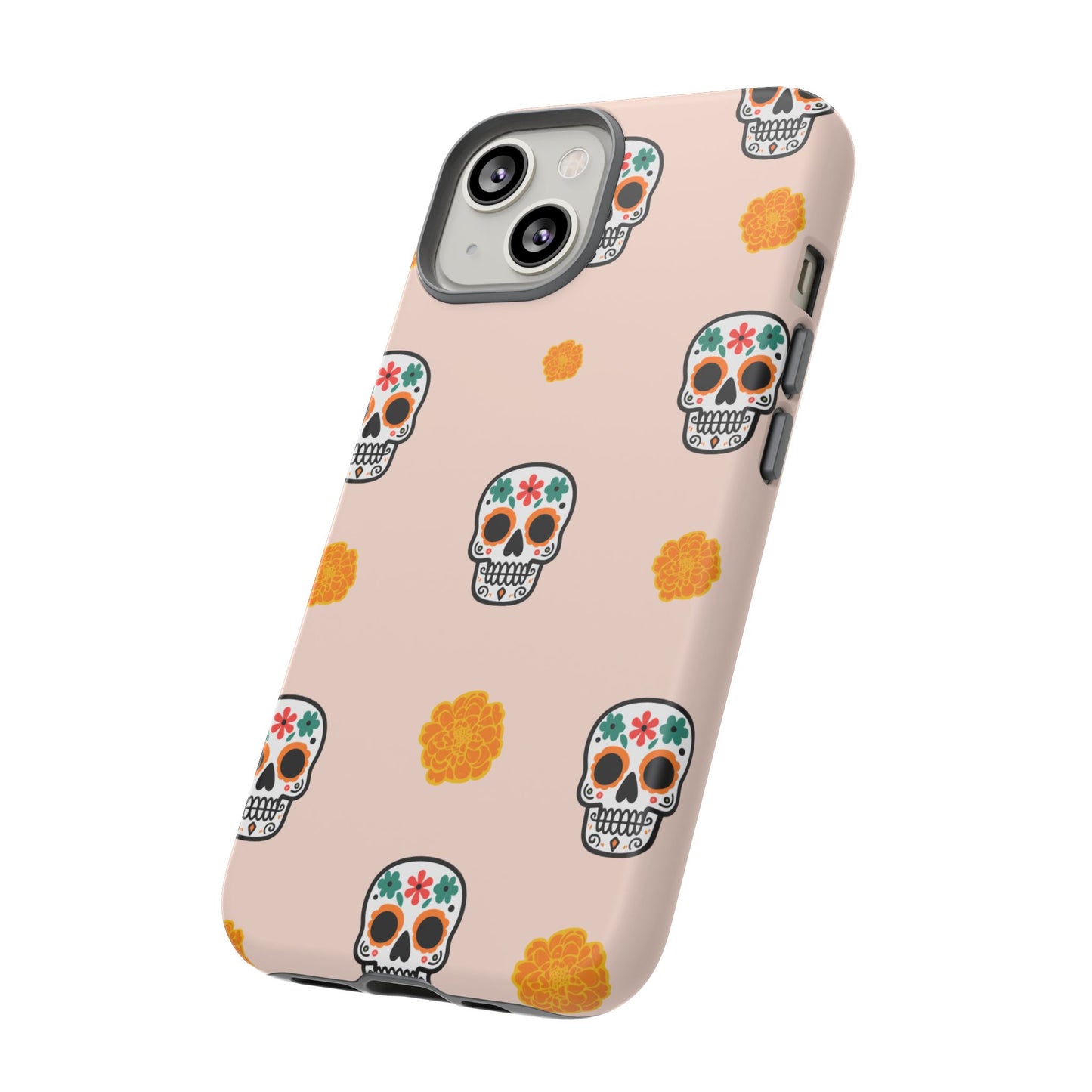 Day of the Dead Alebrije phone case, durable protection, Día de los Muertos enthusiasts,  Mexican folklore, sugar skulls, and alebrije creatures, Tough Cases