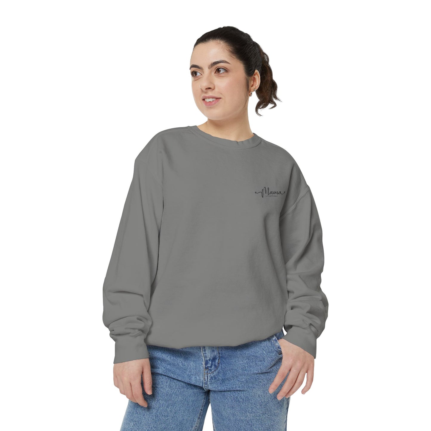 Mother’s Day Sweatshirt Cozy Gift for Mom Unisex Garment-Dyed