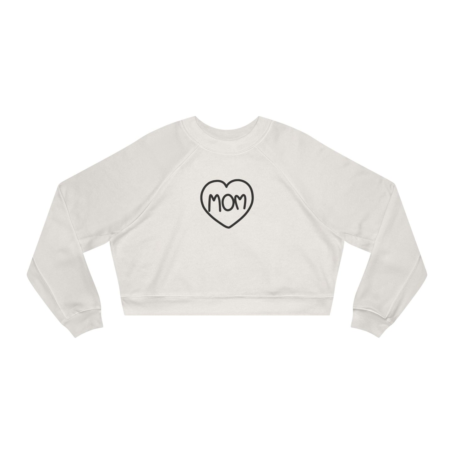 Mother’s Day Cropped Fleece Pullover Sweatshirt Cozy Gift for Mom Stylish & Heartfelt