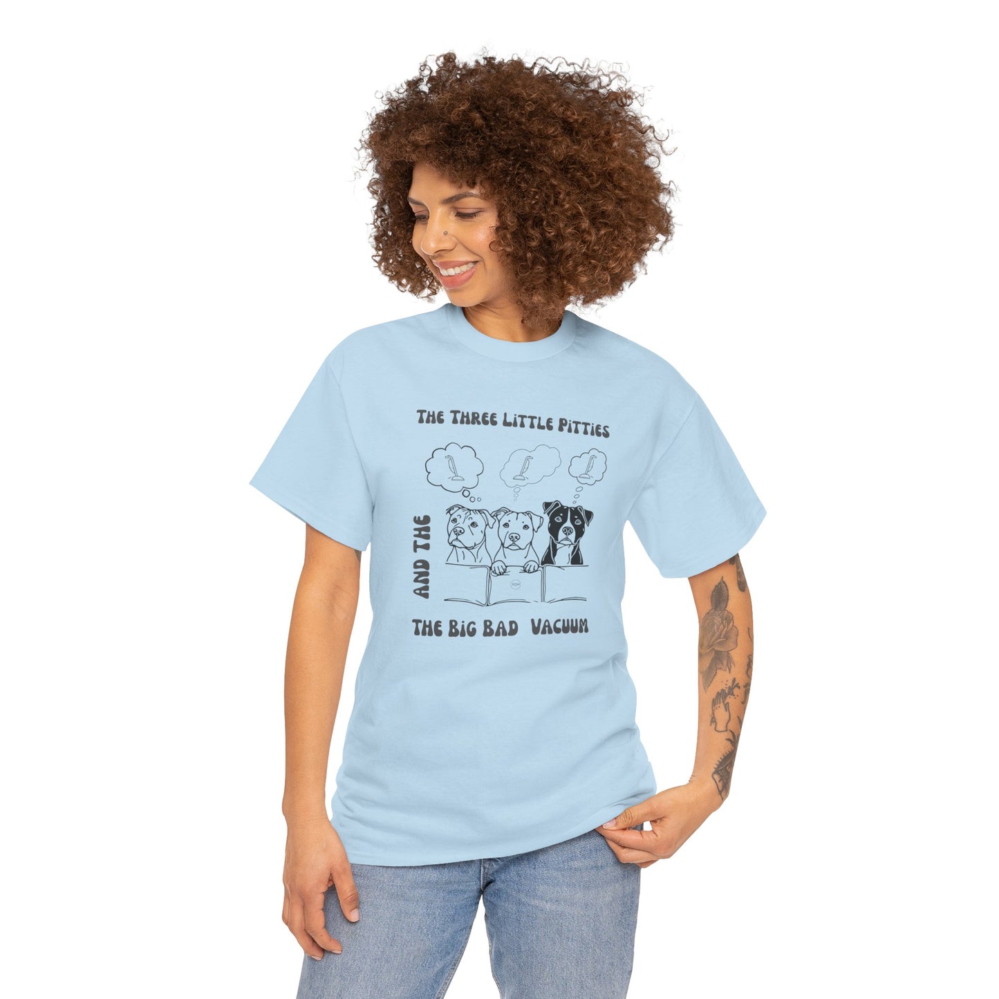 Premium Unisex Heavy Cotton Adult Pitbull T-Shirt – Bold Dog Lover Graphic Tee for Ultimate Comfort