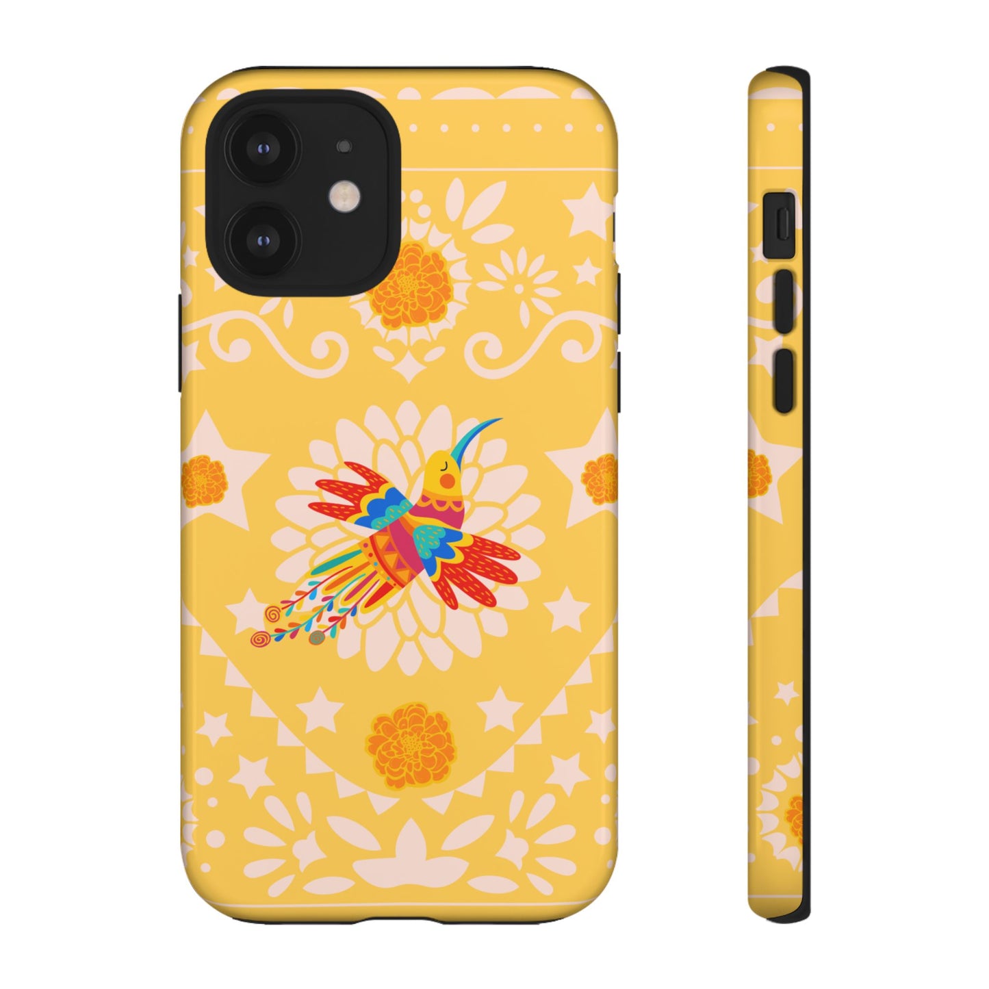 Day of the Dead Alebrije phone case, durable protection, Día de los Muertos enthusiasts,  Mexican folklore, sugar skulls, and alebrije creatures, Tough Cases